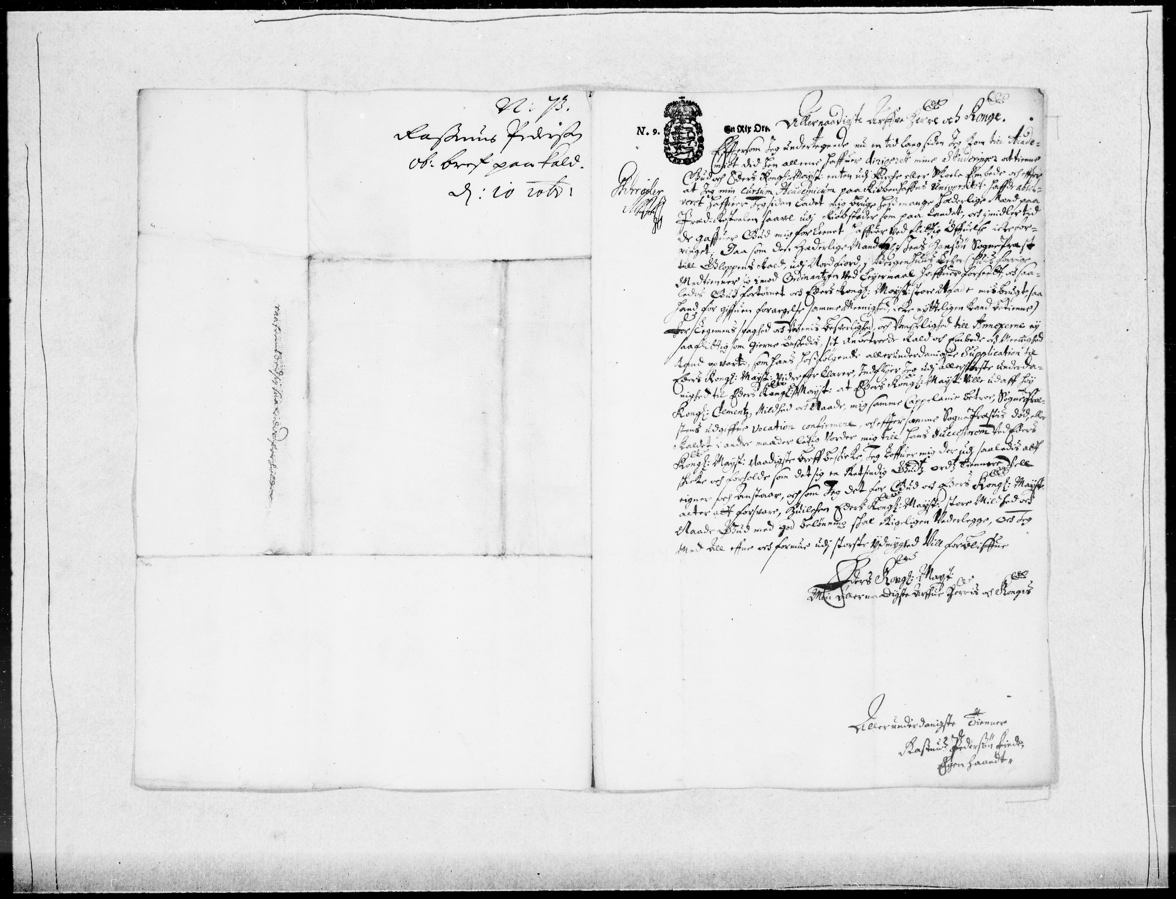 Danske Kanselli 1572-1799, RA/EA-3023/F/Fc/Fcc/Fcca/L0031: Norske innlegg 1572-1799, 1671-1673, s. 423