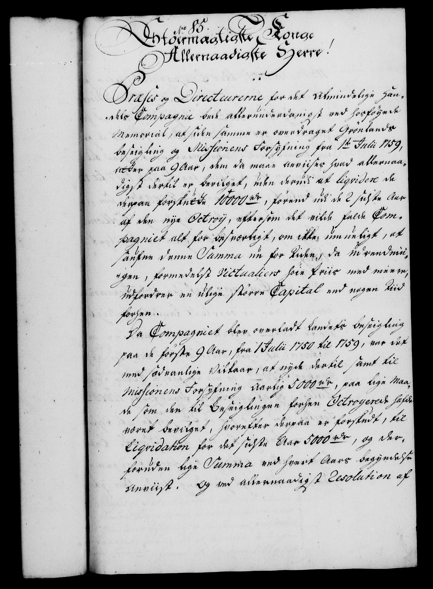 Rentekammeret, Kammerkanselliet, AV/RA-EA-3111/G/Gf/Gfa/L0040: Norsk relasjons- og resolusjonsprotokoll (merket RK 52.40), 1758, s. 475