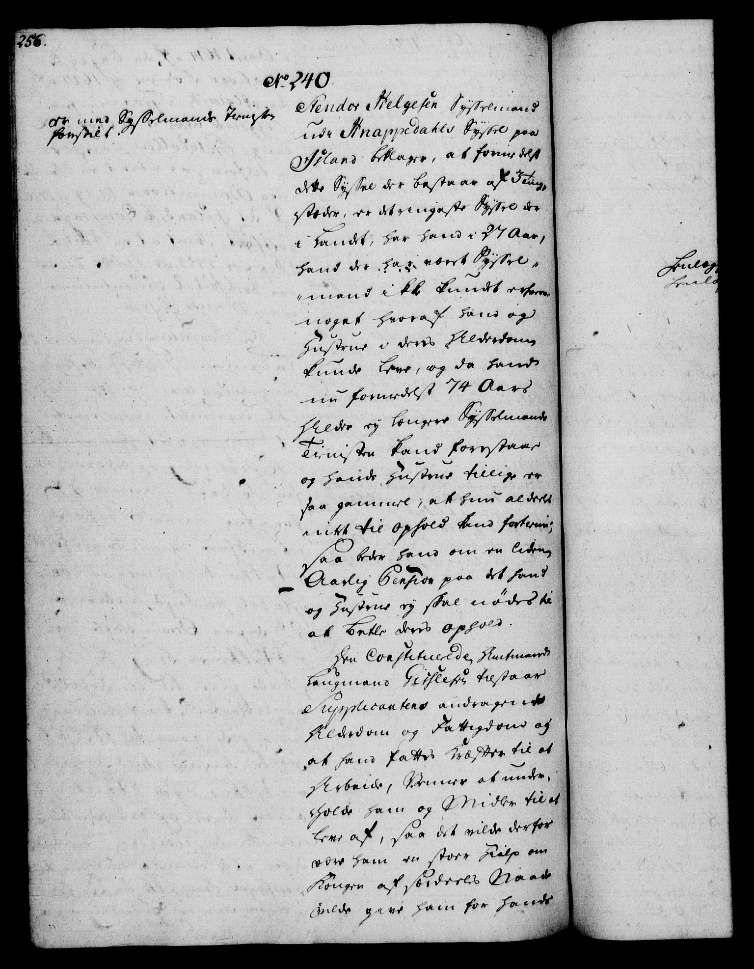 Rentekammeret, Kammerkanselliet, RA/EA-3111/G/Gh/Gha/L0033: Norsk ekstraktmemorialprotokoll (merket RK 53.78), 1755-1756, s. 256