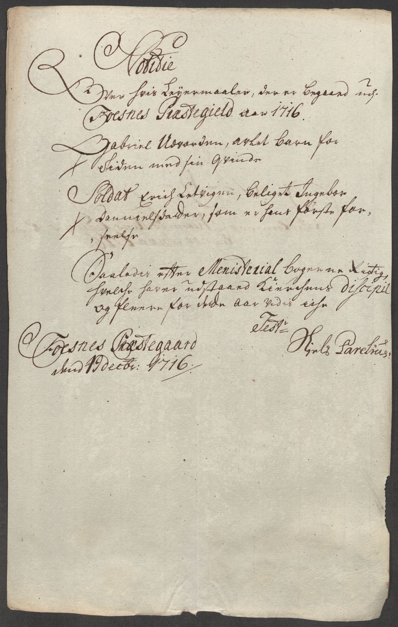 Rentekammeret inntil 1814, Reviderte regnskaper, Fogderegnskap, AV/RA-EA-4092/R64/L4437: Fogderegnskap Namdal, 1716, s. 173