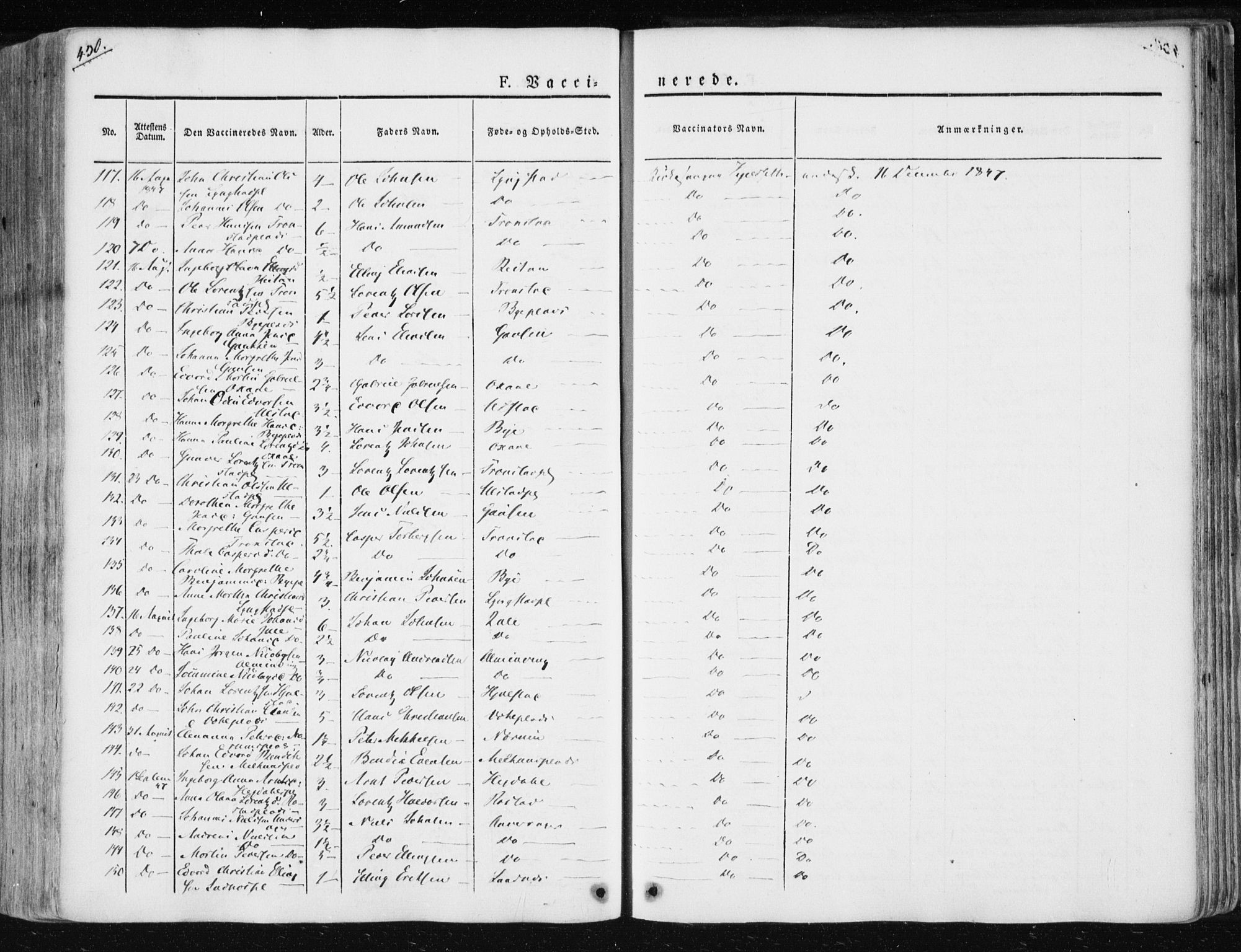 Ministerialprotokoller, klokkerbøker og fødselsregistre - Nord-Trøndelag, SAT/A-1458/730/L0280: Ministerialbok nr. 730A07 /1, 1840-1854, s. 430