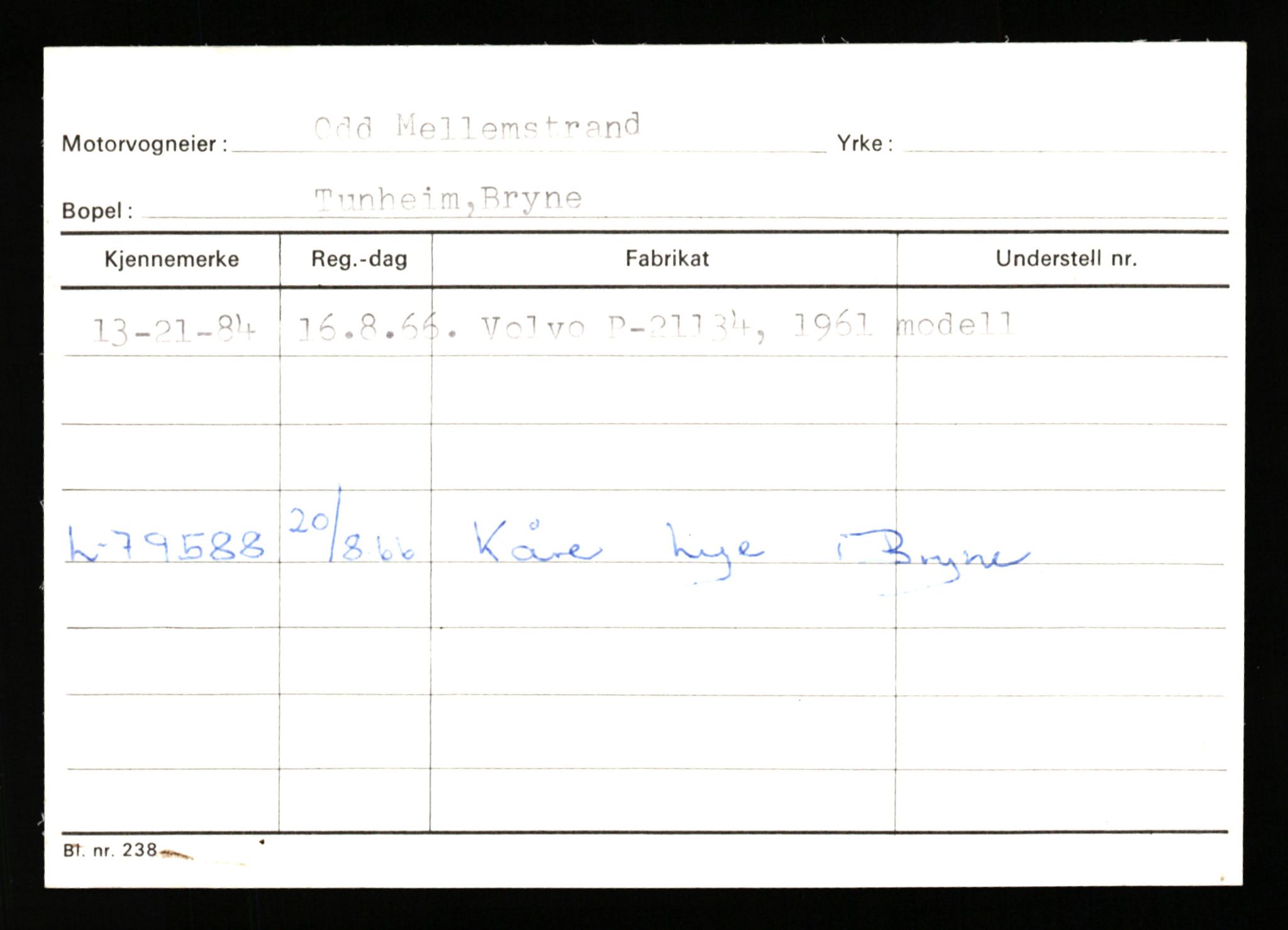 Stavanger trafikkstasjon, AV/SAST-A-101942/0/G/L0010: Registreringsnummer: 130000 - 239953, 1930-1971, s. 71