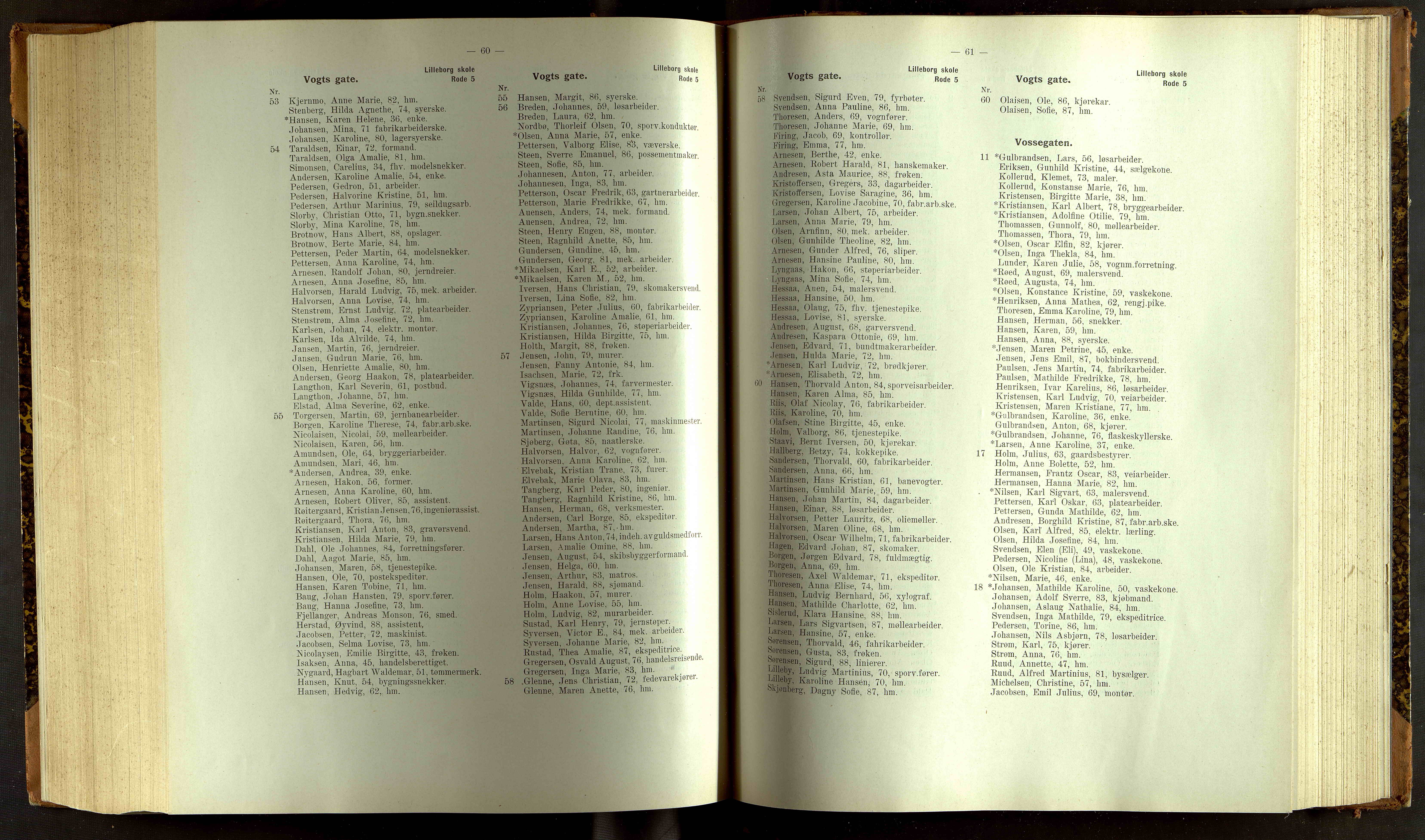 Folkeregisteret ( Valgstyret ), OBA/A-20059, 1913, s. 7060-7061