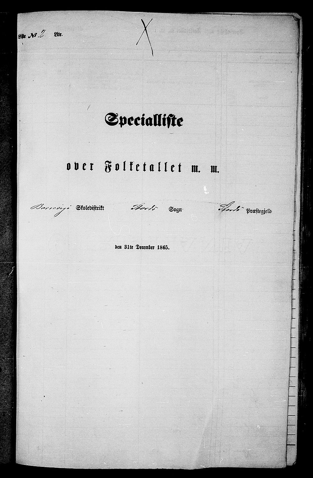 RA, Folketelling 1865 for 1221P Stord prestegjeld, 1865, s. 20