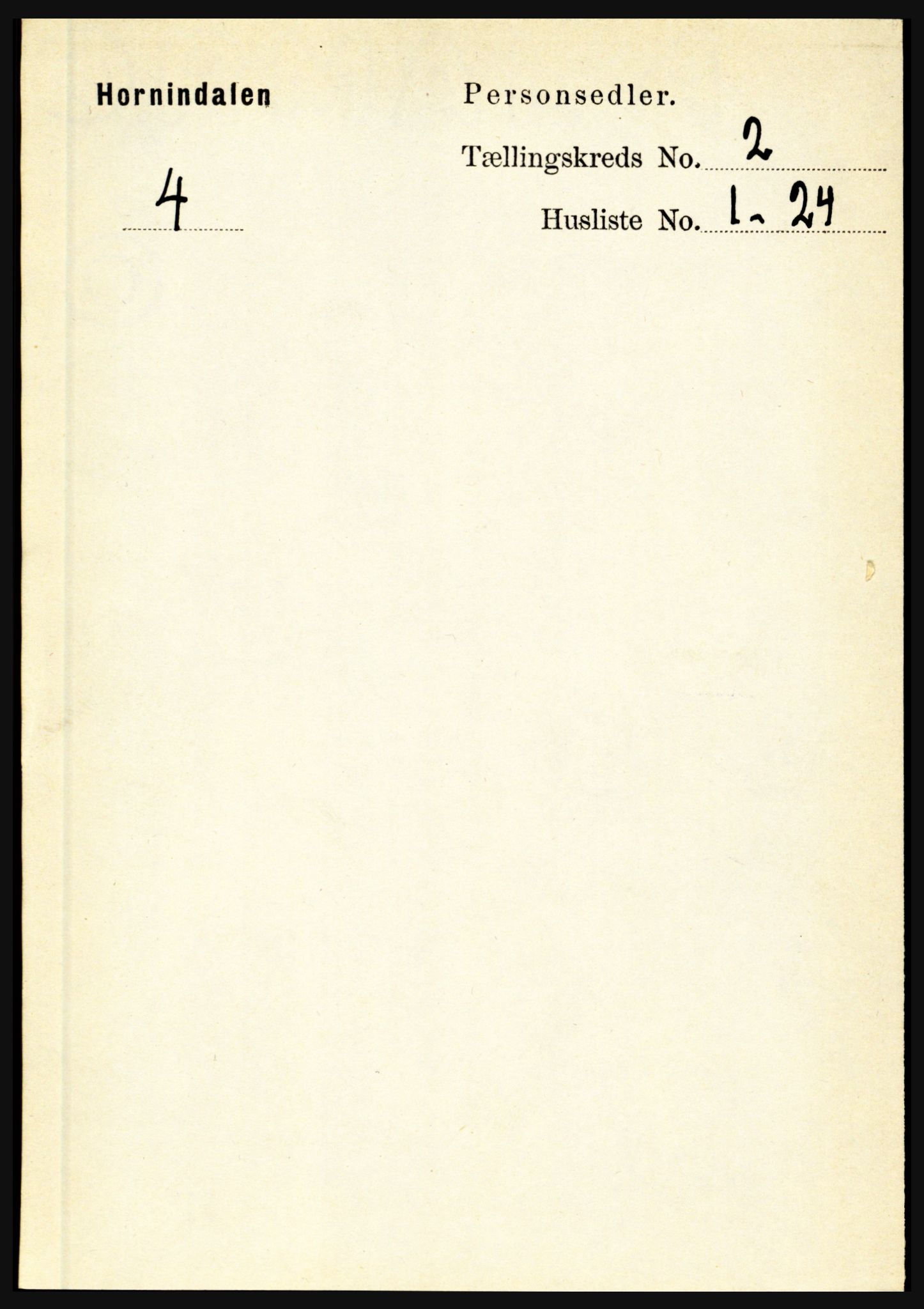 RA, Folketelling 1891 for 1444 Hornindal herred, 1891, s. 324