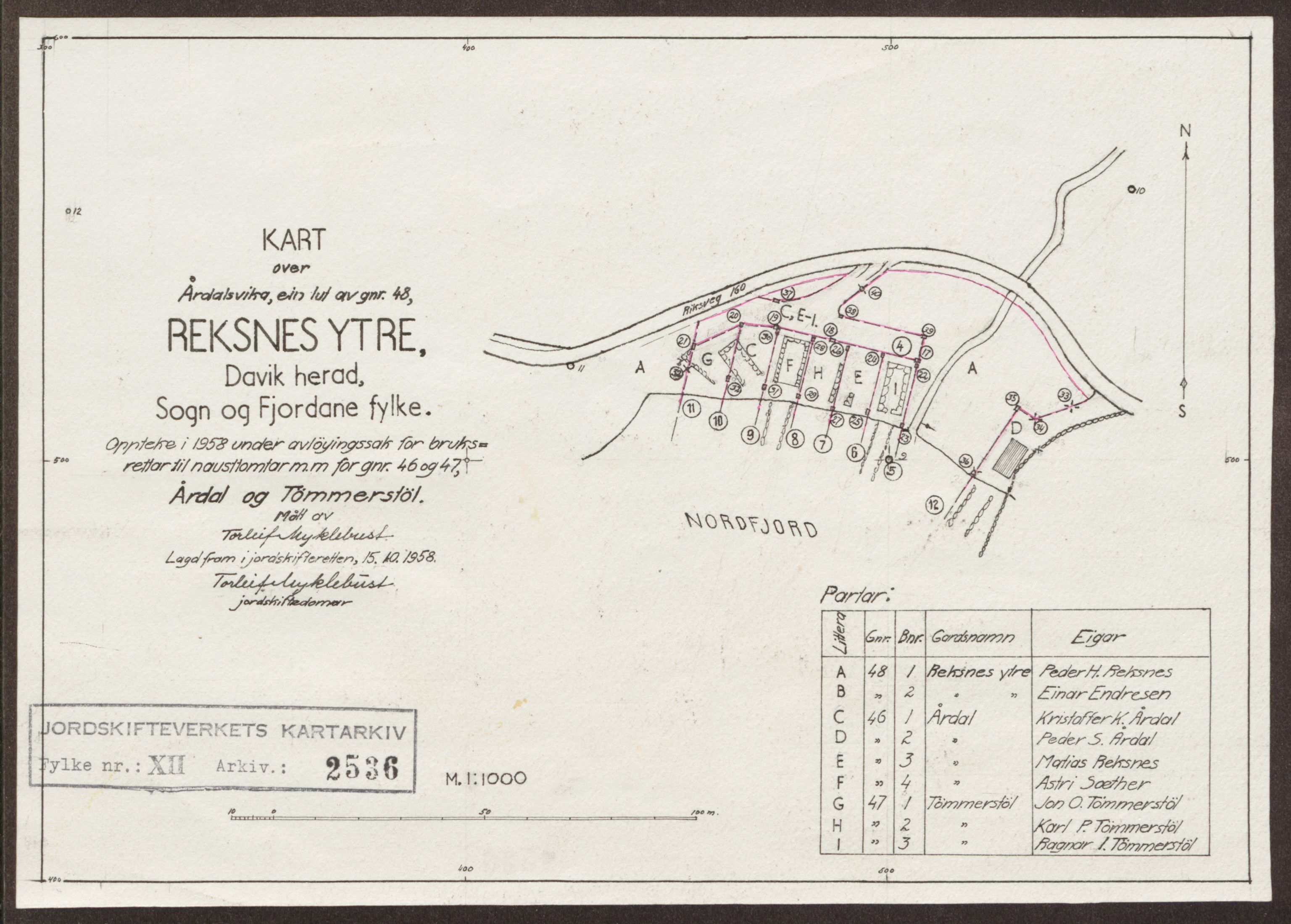 Jordskifteverkets kartarkiv, AV/RA-S-3929/T, 1859-1988, s. 3114