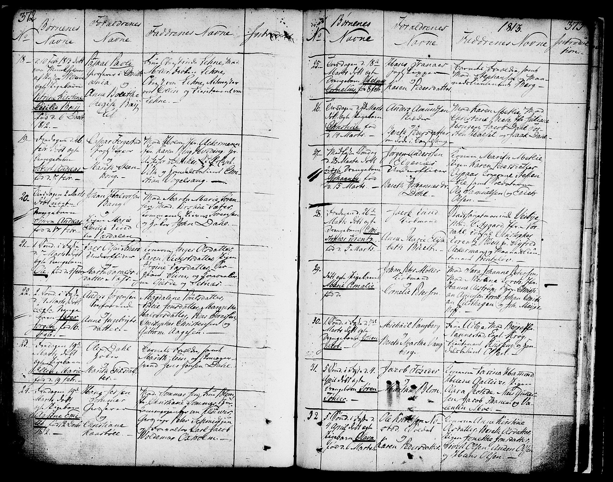 Ministerialprotokoller, klokkerbøker og fødselsregistre - Sør-Trøndelag, SAT/A-1456/602/L0104: Ministerialbok nr. 602A02, 1774-1814, s. 372-373