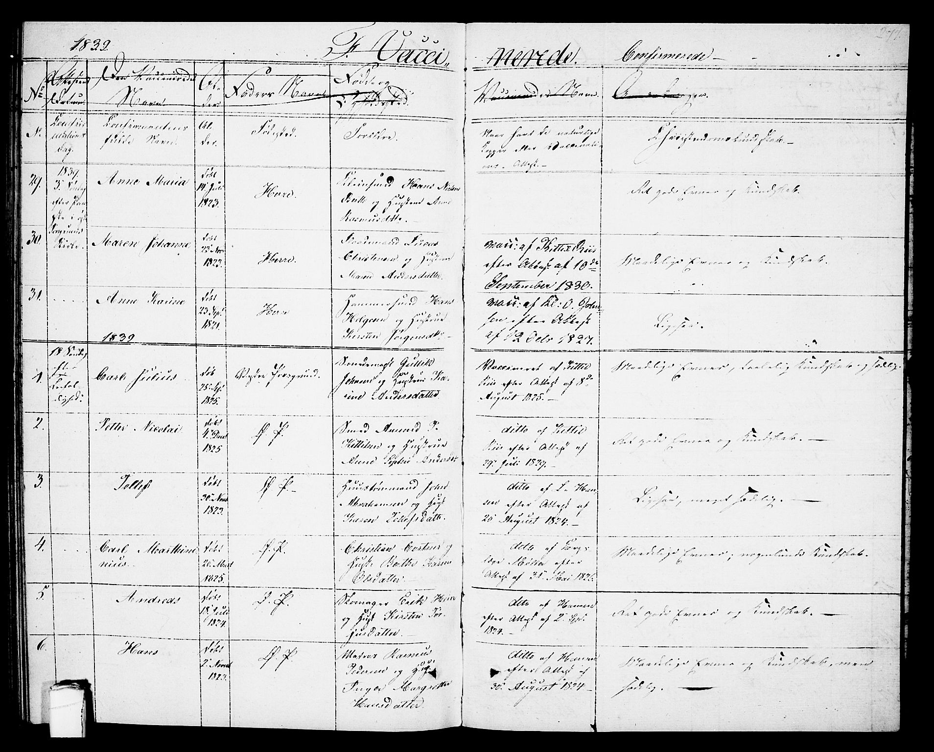 Porsgrunn kirkebøker , AV/SAKO-A-104/G/Gb/L0002: Klokkerbok nr. II 2, 1828-1841, s. 277