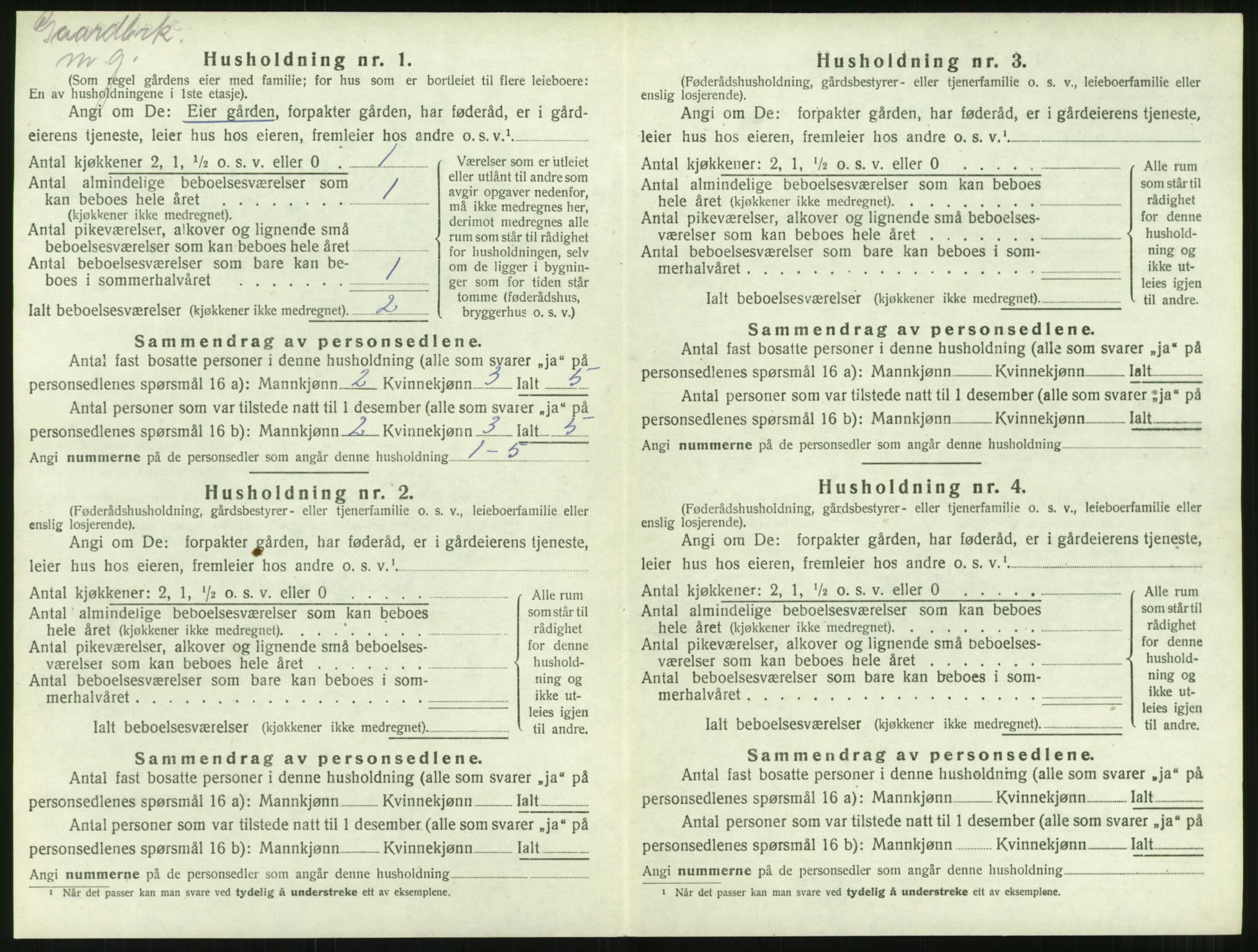 SAT, Folketelling 1920 for 1560 Tingvoll herred, 1920, s. 245