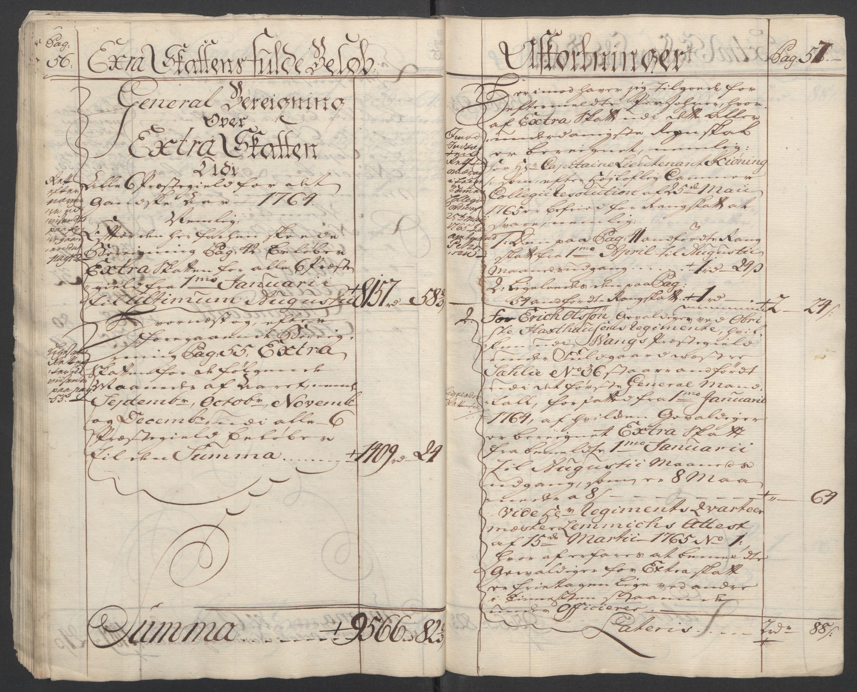 Rentekammeret inntil 1814, Reviderte regnskaper, Fogderegnskap, AV/RA-EA-4092/R16/L1147: Ekstraskatten Hedmark, 1763-1764, s. 126