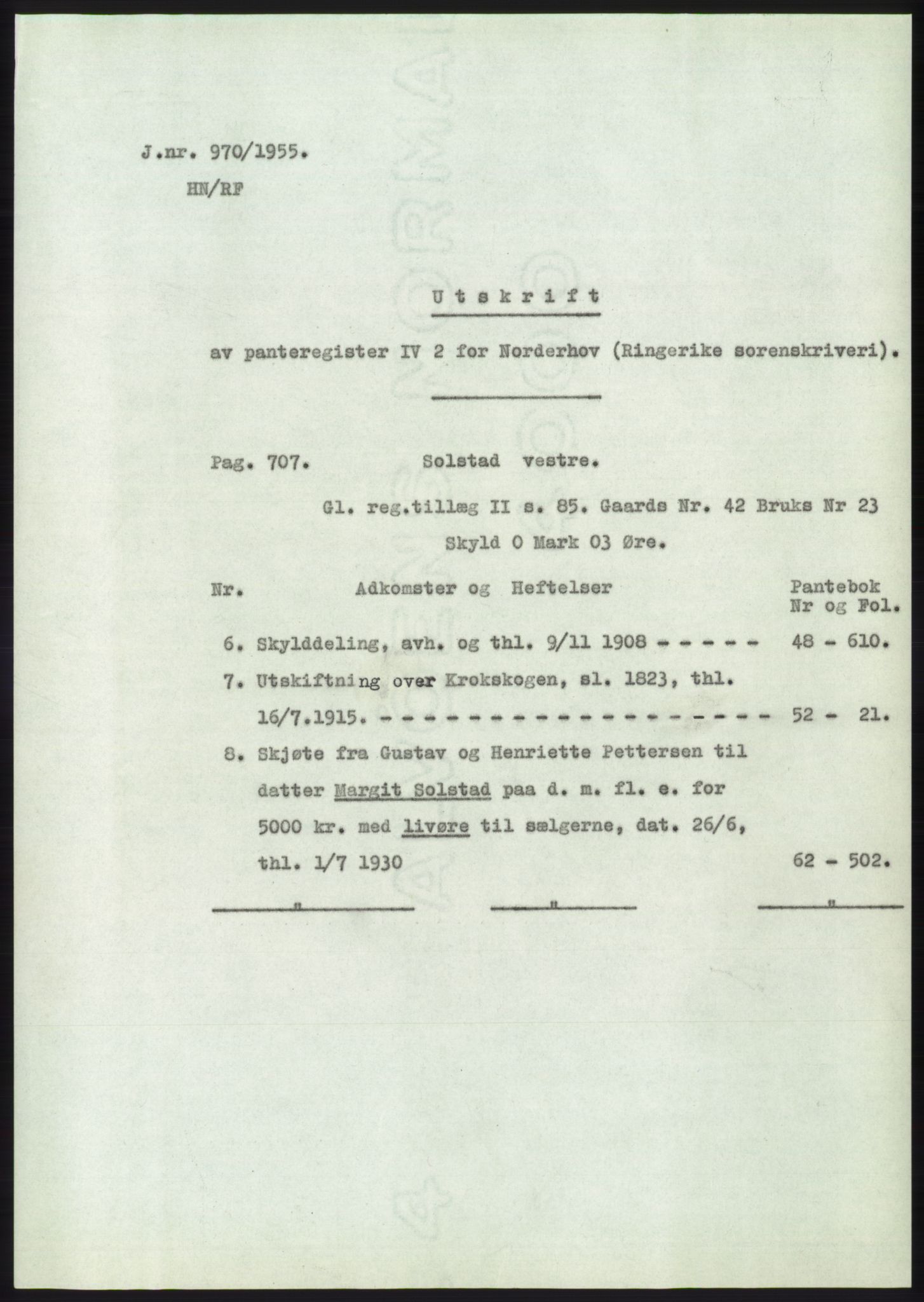 Statsarkivet i Kongsberg, AV/SAKO-A-0001, 1955, s. 216