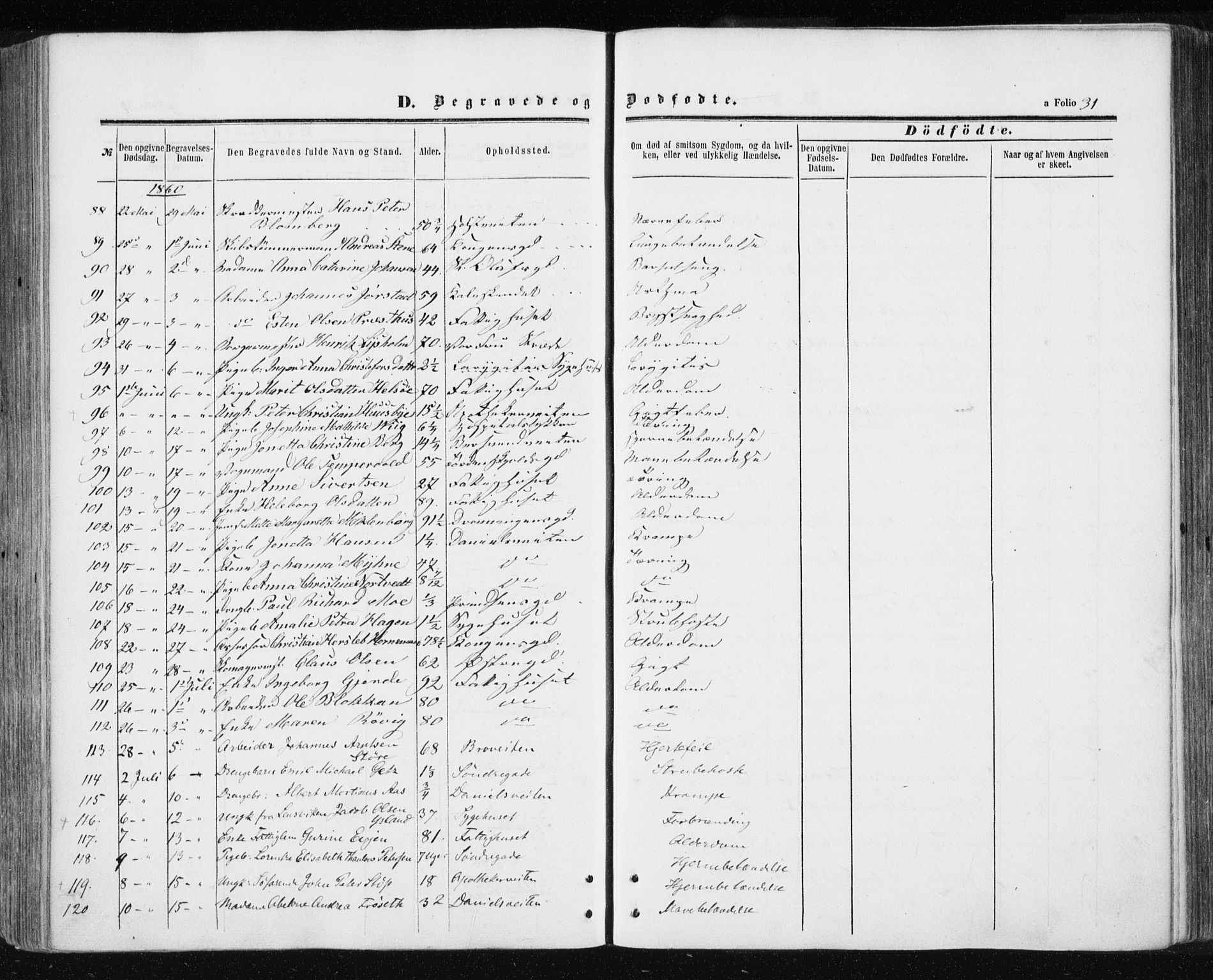 Ministerialprotokoller, klokkerbøker og fødselsregistre - Sør-Trøndelag, AV/SAT-A-1456/601/L0053: Ministerialbok nr. 601A21, 1857-1865, s. 31