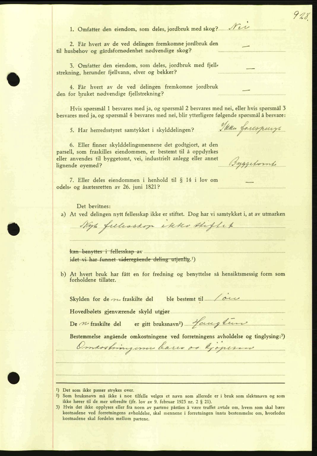 Nordmøre sorenskriveri, SAT/A-4132/1/2/2Ca: Pantebok nr. A89, 1940-1941, Dagboknr: 641/1941