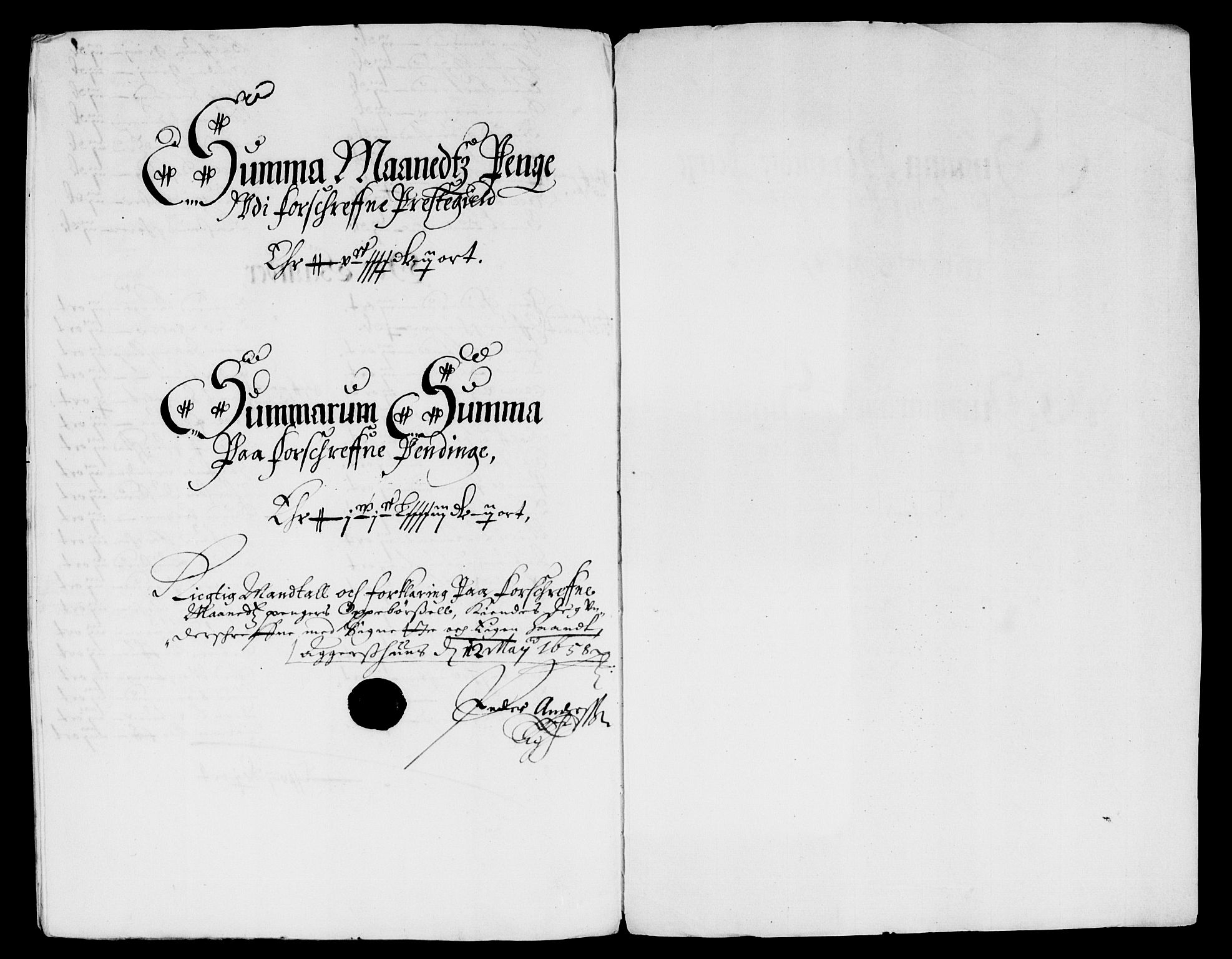 Rentekammeret inntil 1814, Reviderte regnskaper, Lensregnskaper, AV/RA-EA-5023/R/Rb/Rba/L0243: Akershus len, 1657-1658