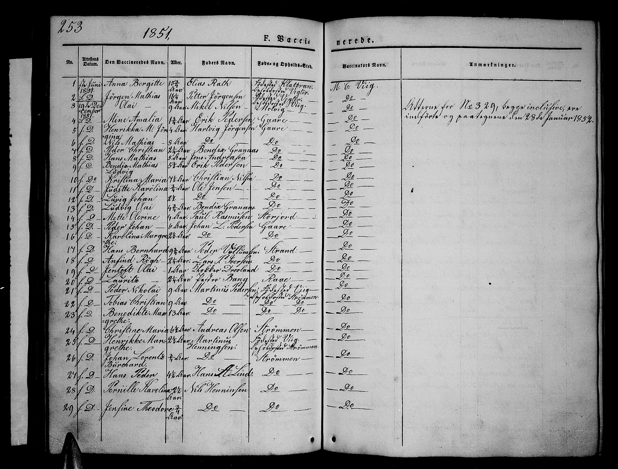 Kvæfjord sokneprestkontor, AV/SATØ-S-1323/G/Ga/Gab/L0002klokker: Klokkerbok nr. 2, 1841-1855, s. 253