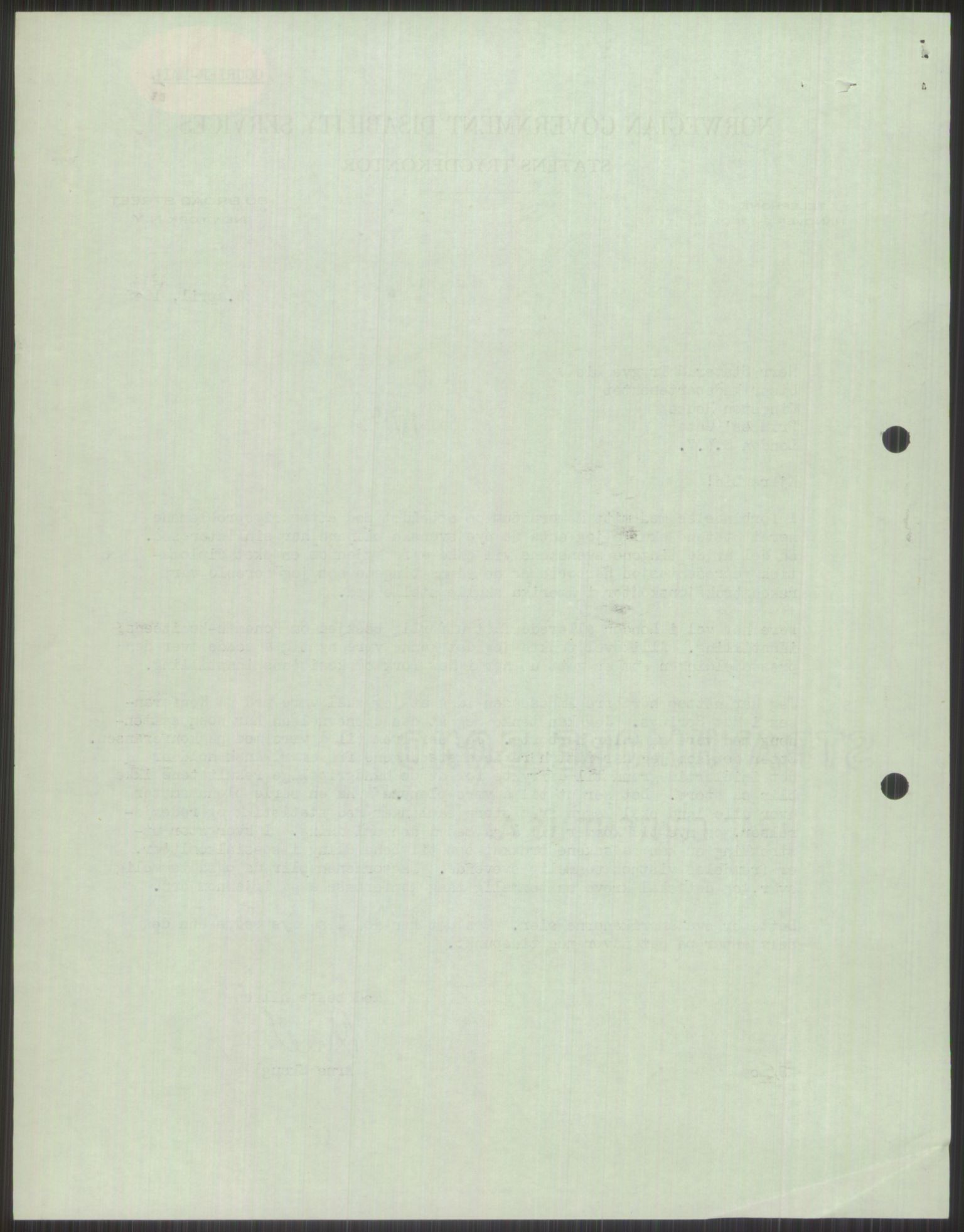 Lie, Trygve, RA/PA-1407/D/L0006: Blandet og privat korrespondanse., 1941-1960, s. 310