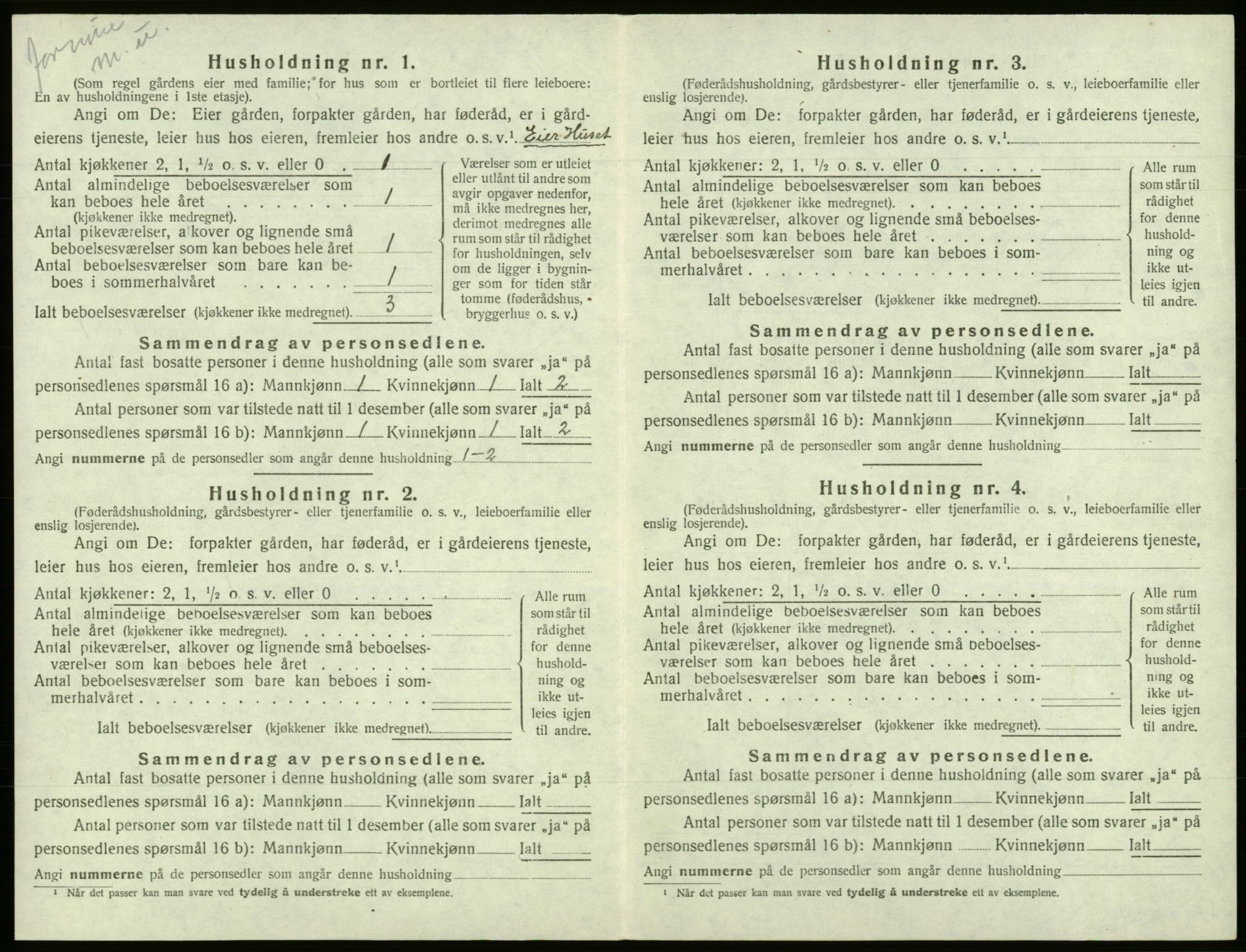 SAB, Folketelling 1920 for 1241 Fusa herred, 1920, s. 67