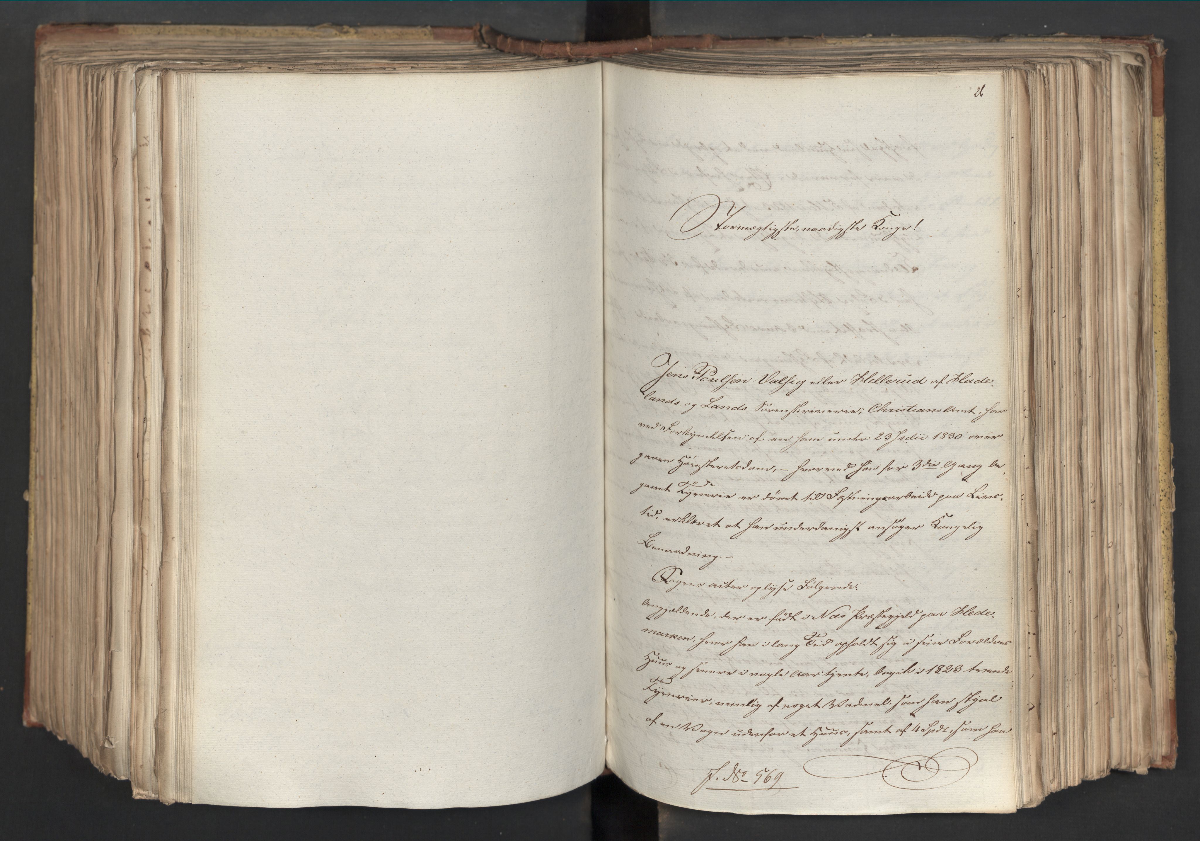 Statsrådsavdelingen i Stockholm, AV/RA-S-1003/D/Da/L0067: Regjeringsinnstillinger nr. 450-659, 1830, s. 437