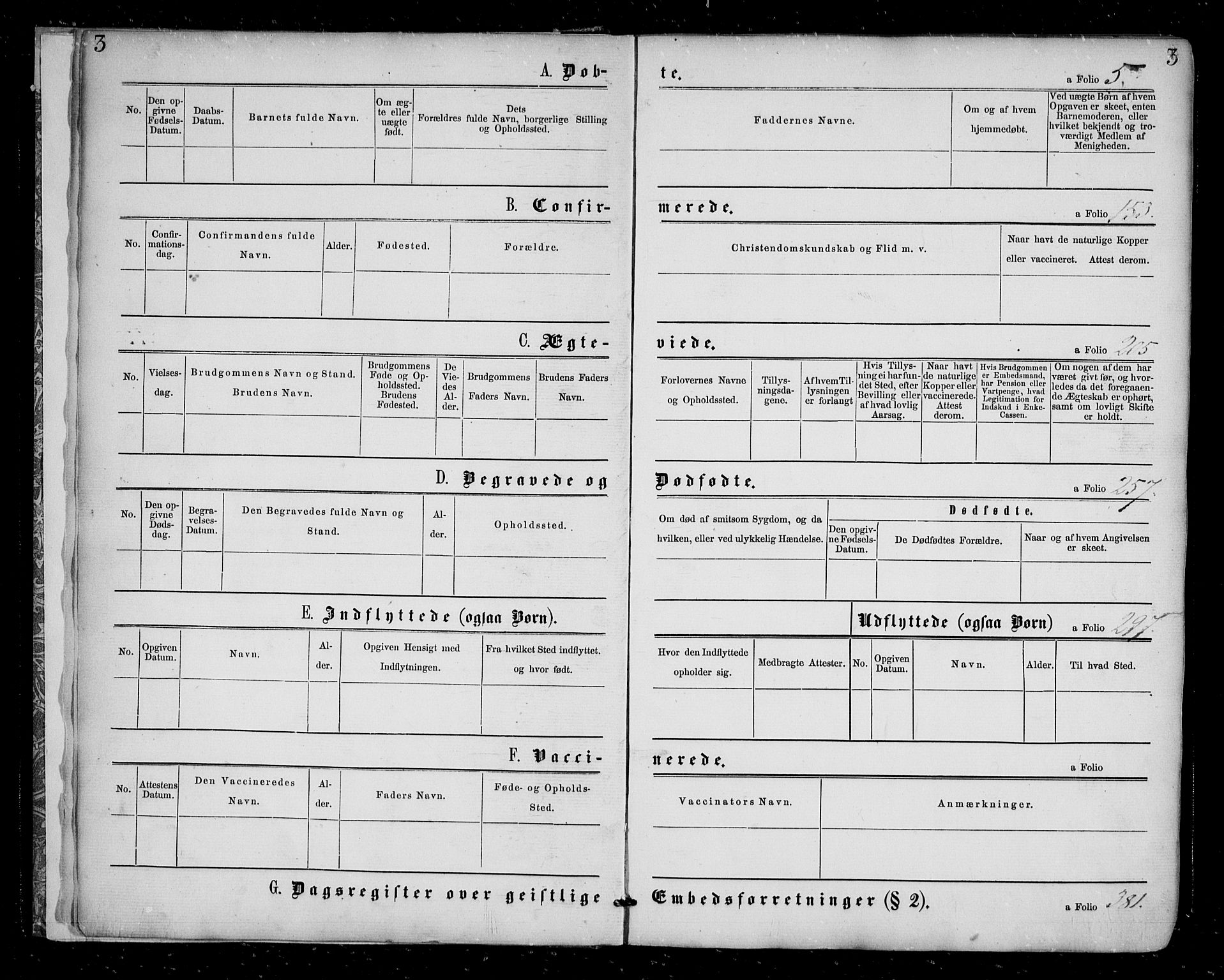 Borge prestekontor Kirkebøker, AV/SAO-A-10903/F/Fa/L0006: Ministerialbok nr. I 6, 1861-1874, s. 3