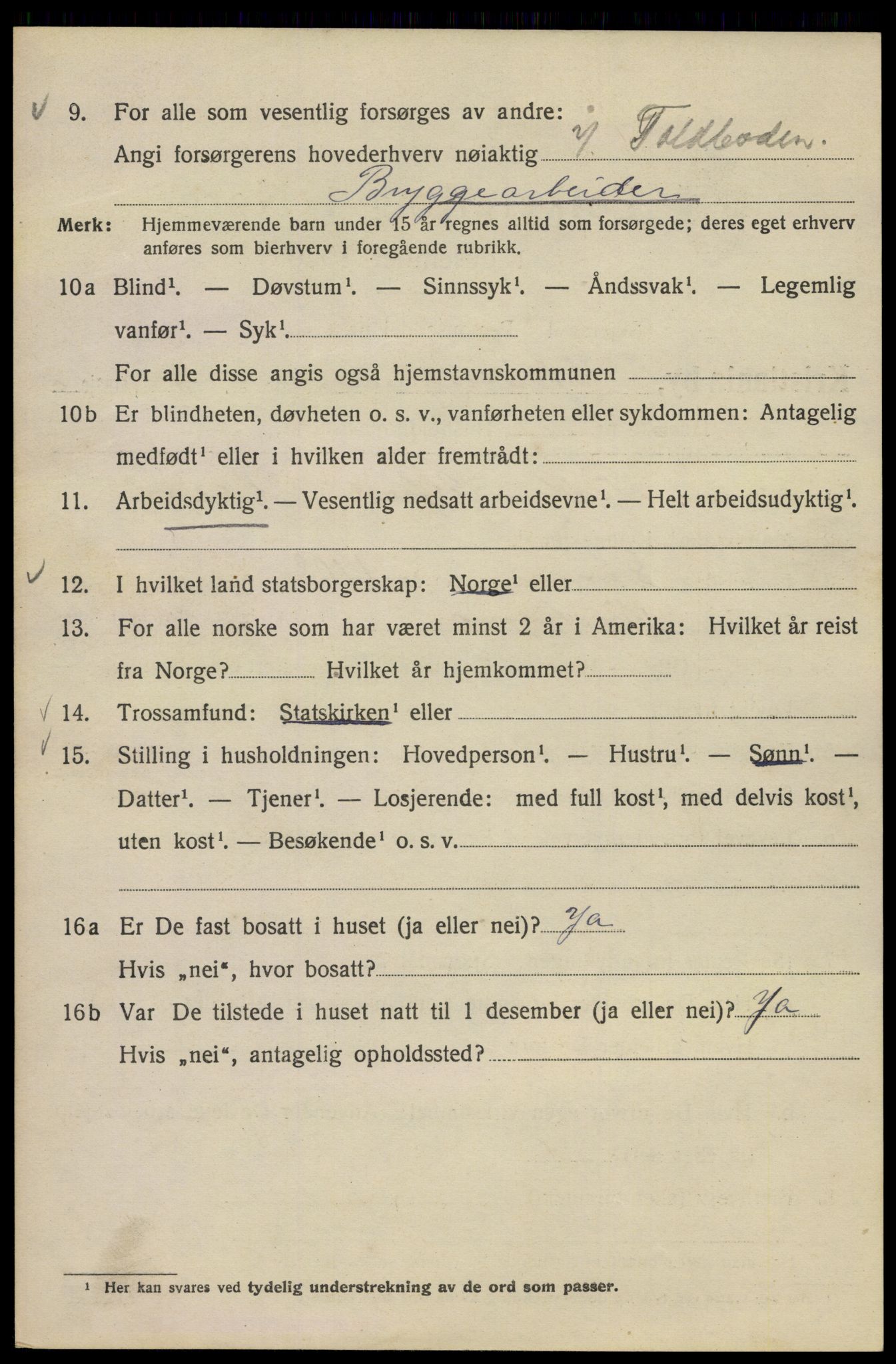 SAO, Folketelling 1920 for 0301 Kristiania kjøpstad, 1920, s. 473734