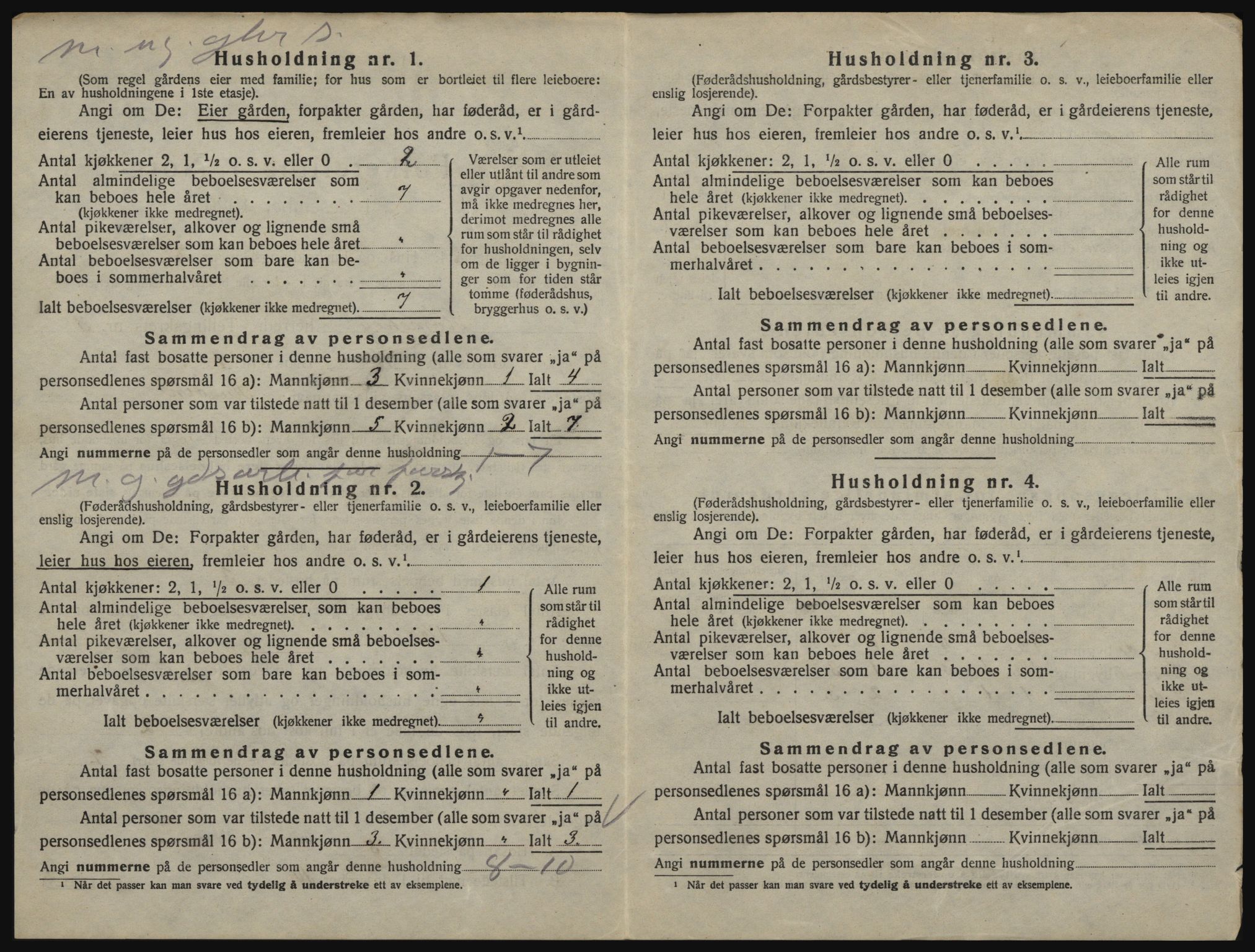 SAO, Folketelling 1920 for 0121 Rømskog herred, 1920, s. 221