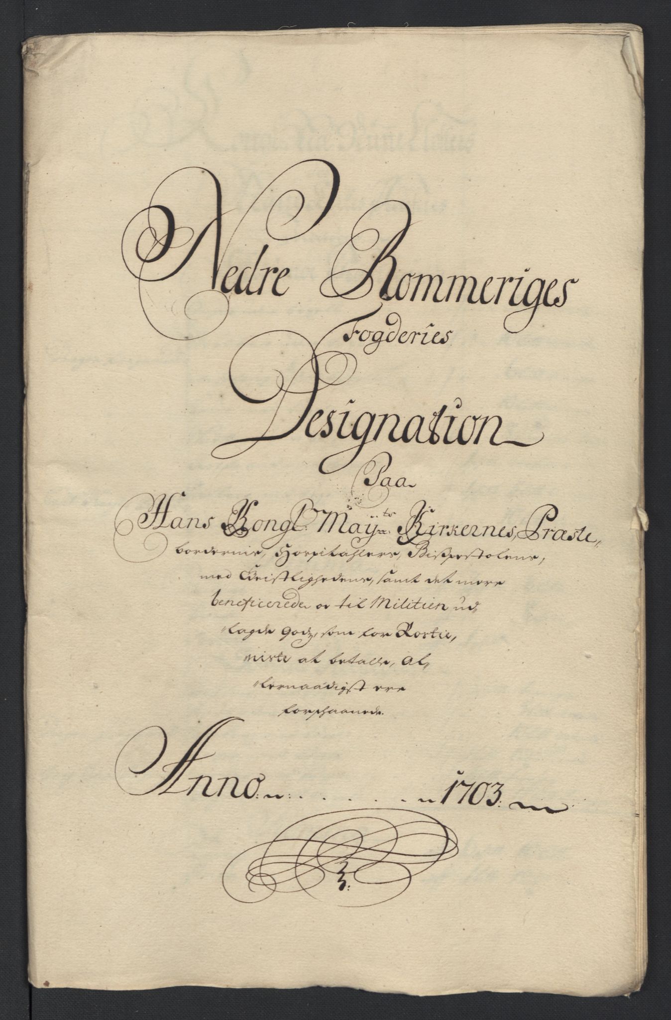 Rentekammeret inntil 1814, Reviderte regnskaper, Fogderegnskap, RA/EA-4092/R11/L0586: Fogderegnskap Nedre Romerike, 1703, s. 181