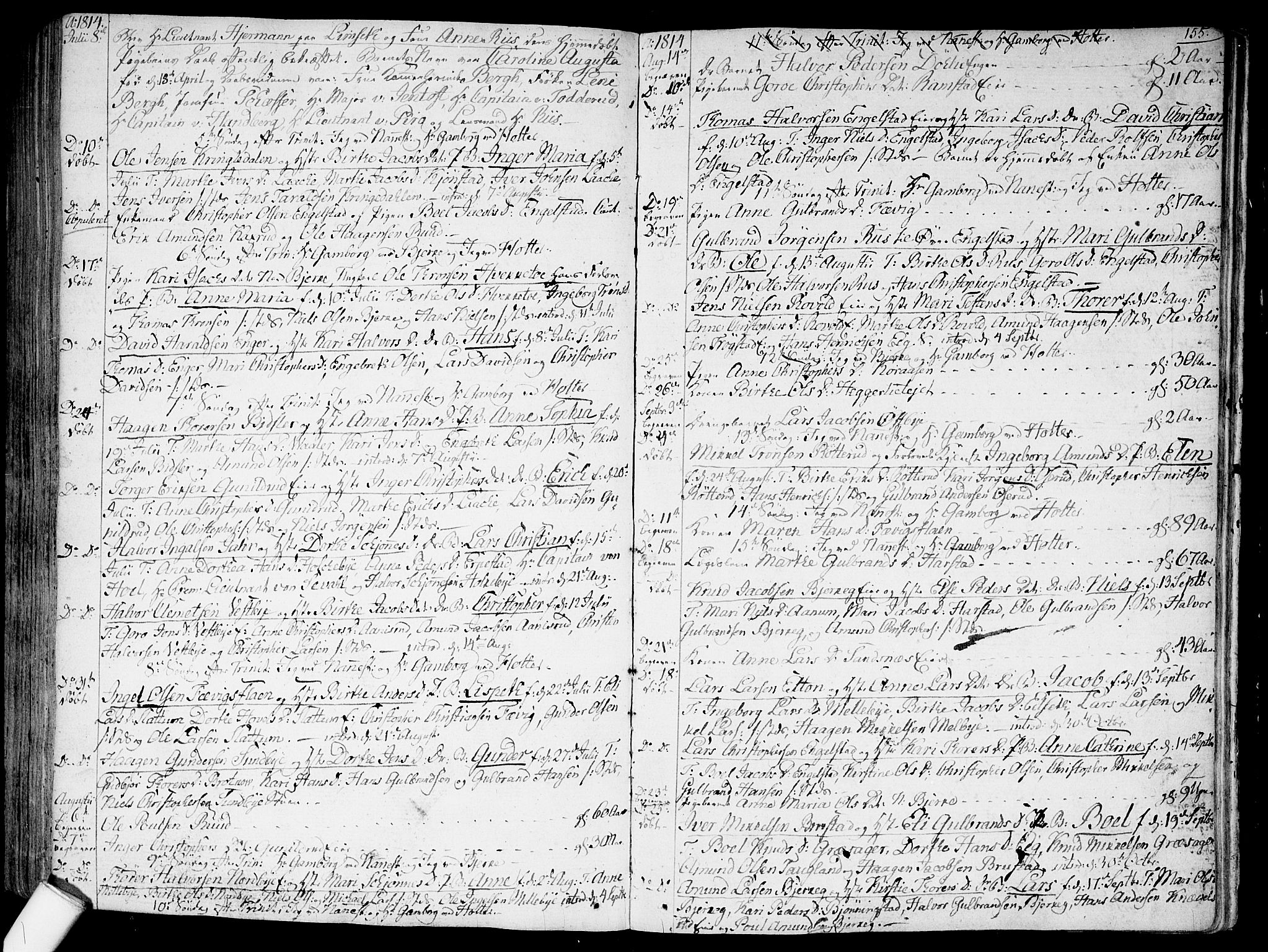 Nannestad prestekontor Kirkebøker, AV/SAO-A-10414a/F/Fa/L0008: Ministerialbok nr. I 8, 1791-1814, s. 155