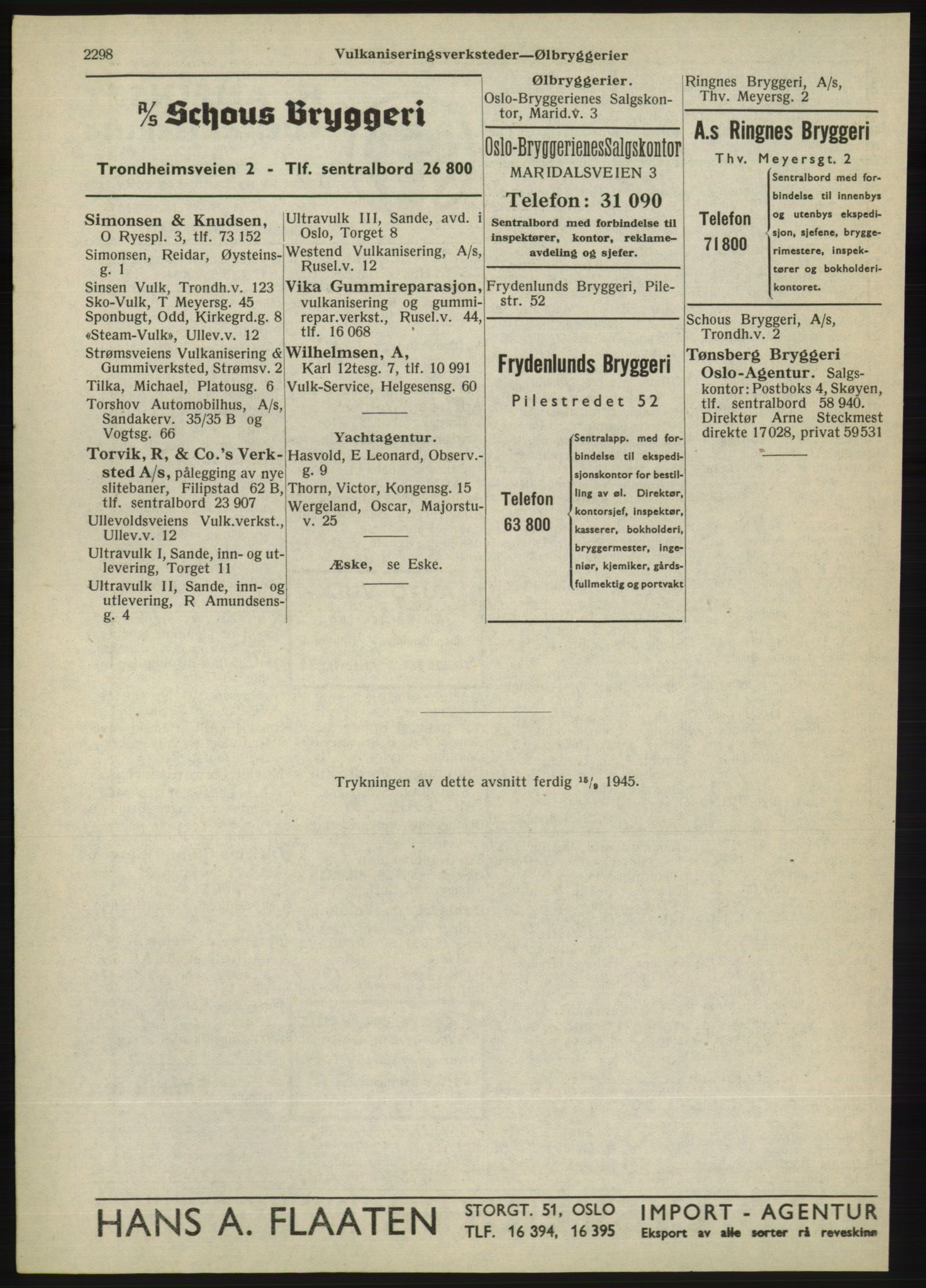 Kristiania/Oslo adressebok, PUBL/-, 1945, s. 2214
