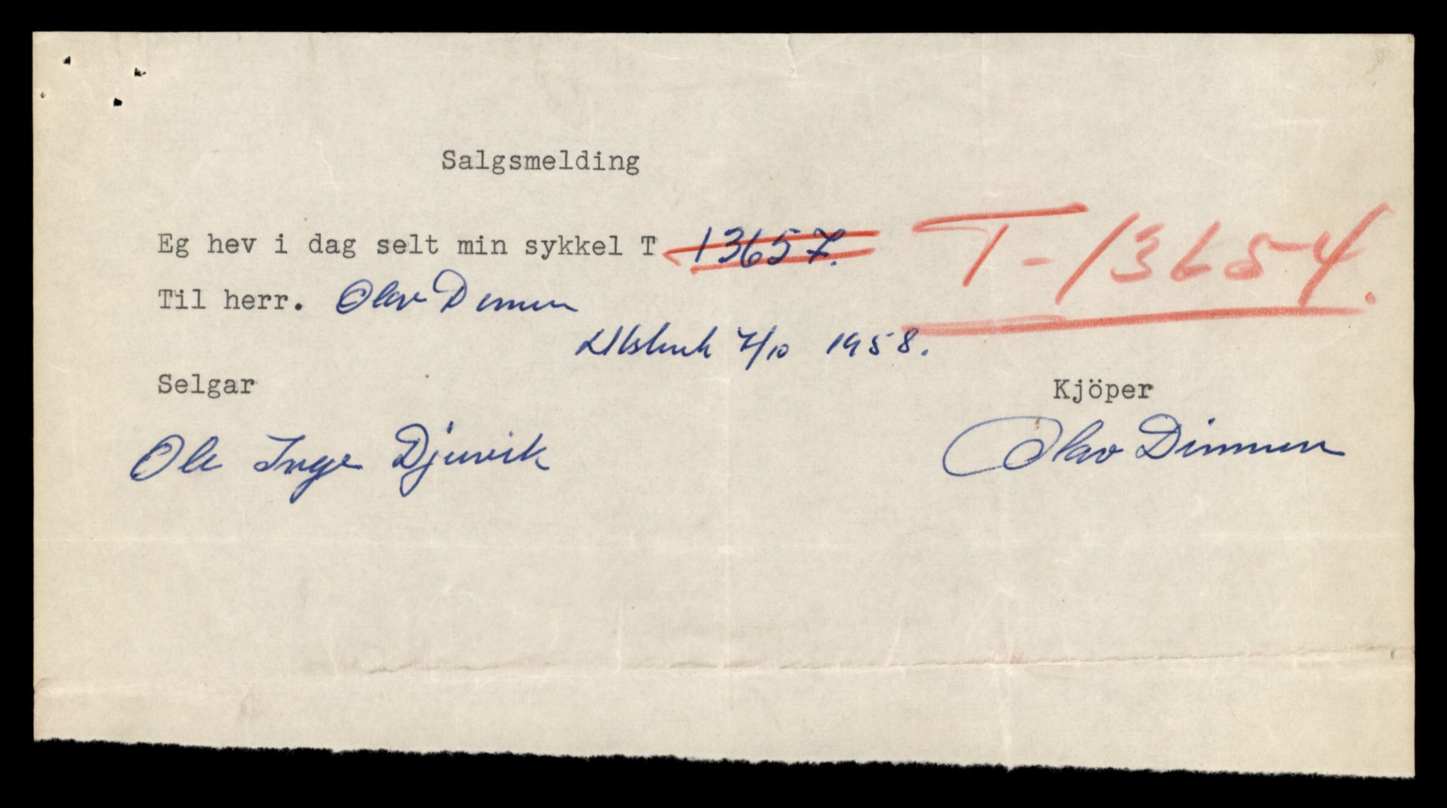 Møre og Romsdal vegkontor - Ålesund trafikkstasjon, AV/SAT-A-4099/F/Fe/L0040: Registreringskort for kjøretøy T 13531 - T 13709, 1927-1998, s. 2217