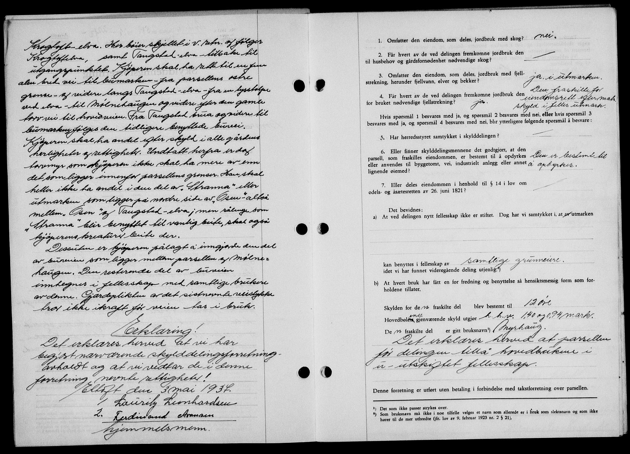 Lofoten sorenskriveri, SAT/A-0017/1/2/2C/L0003a: Pantebok nr. 3a, 1937-1938, Dagboknr: 581/1938