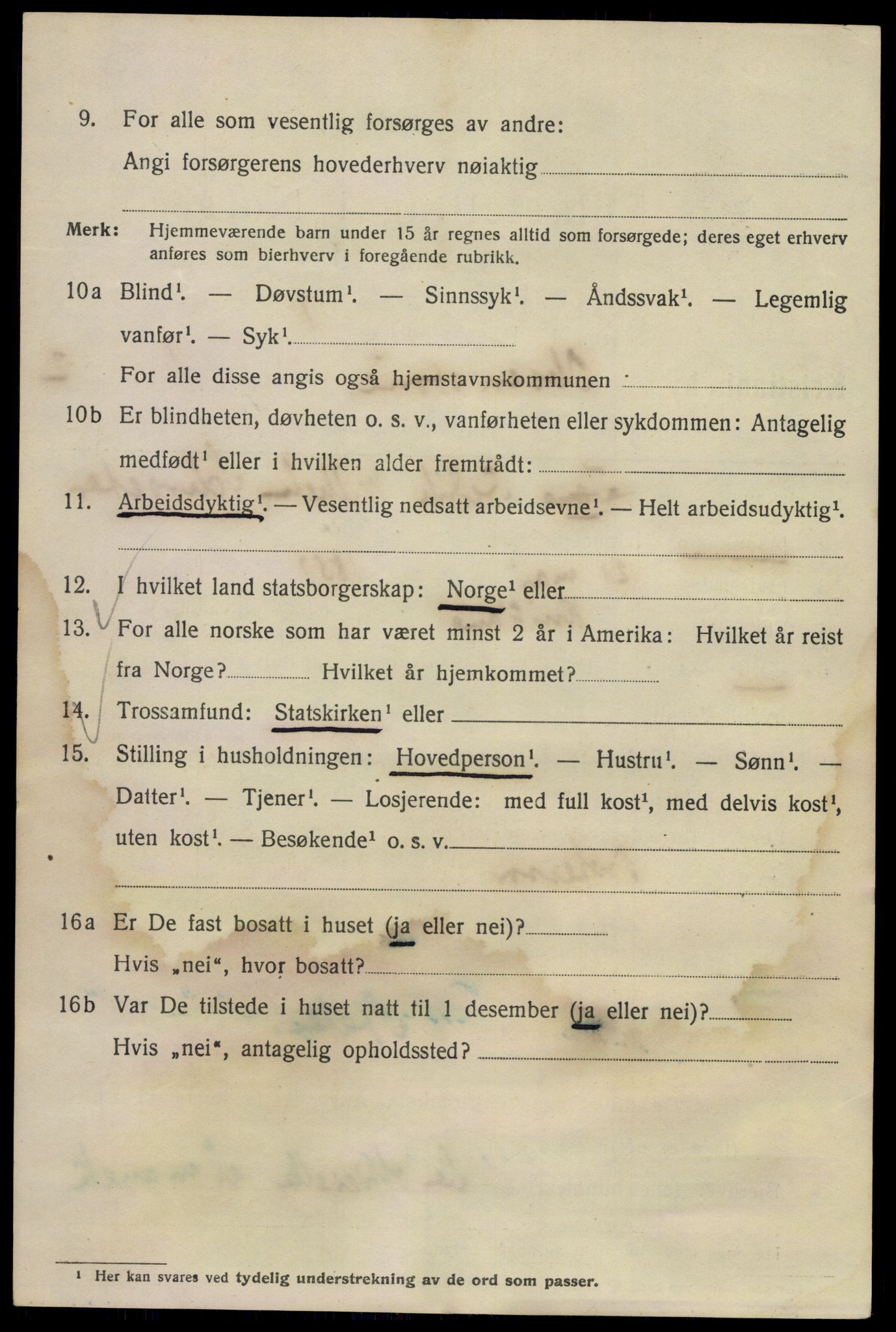 SAO, Folketelling 1920 for 0301 Kristiania kjøpstad, 1920, s. 428074