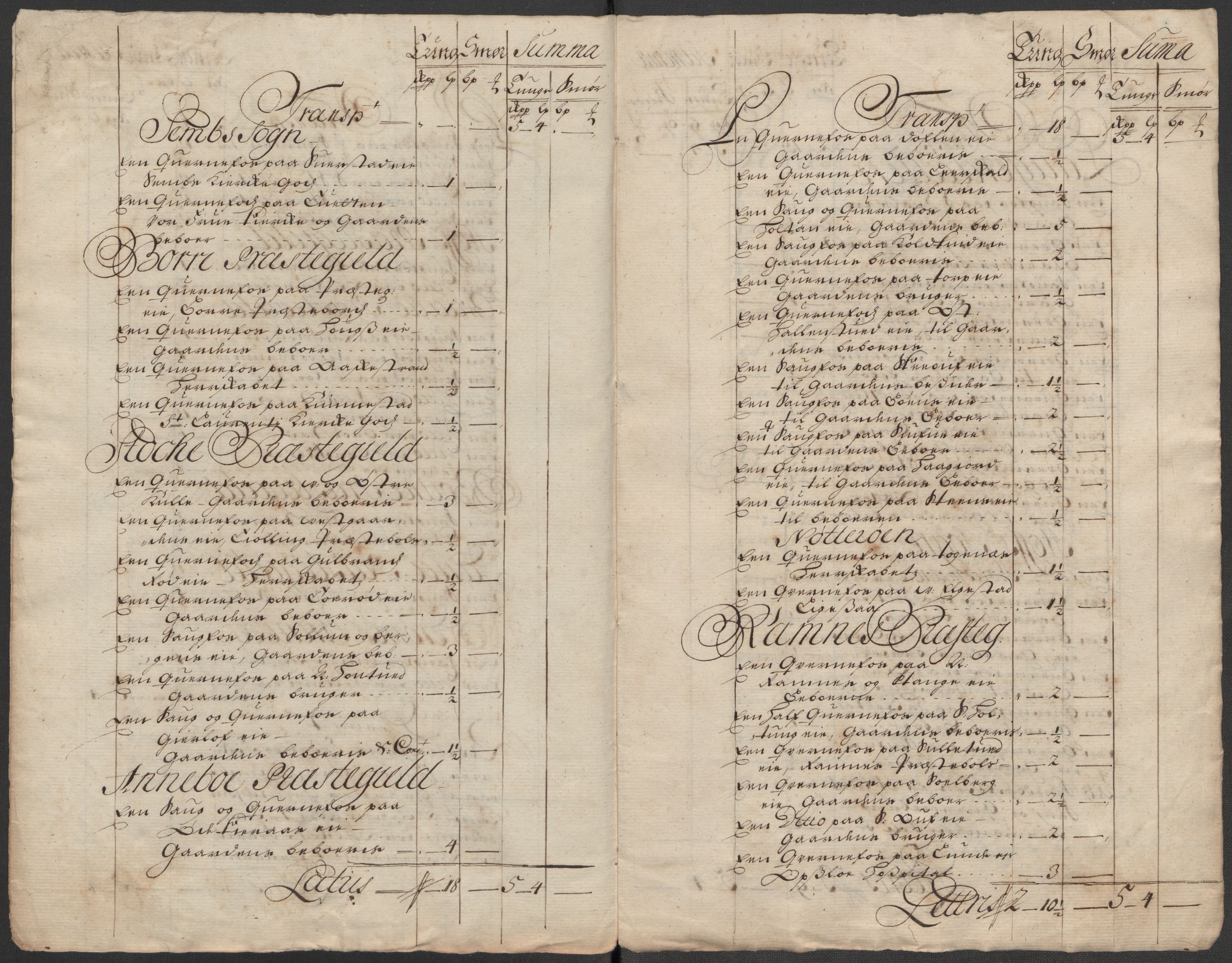 Rentekammeret inntil 1814, Reviderte regnskaper, Fogderegnskap, RA/EA-4092/R32/L1879: Fogderegnskap Jarlsberg grevskap, 1714-1715, s. 229