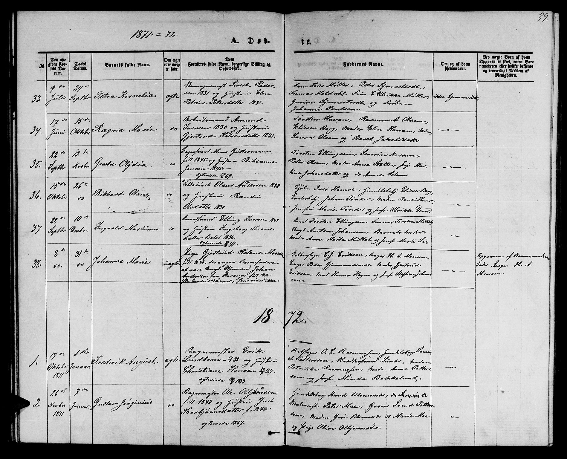 Ministerialprotokoller, klokkerbøker og fødselsregistre - Møre og Romsdal, SAT/A-1454/558/L0701: Klokkerbok nr. 558C02, 1862-1879, s. 39