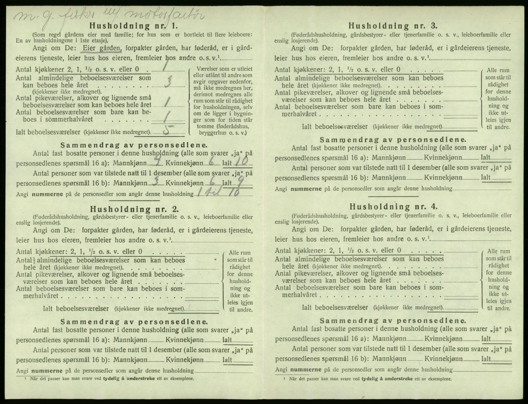 SAB, Folketelling 1920 for 1245 Sund herred, 1920, s. 286