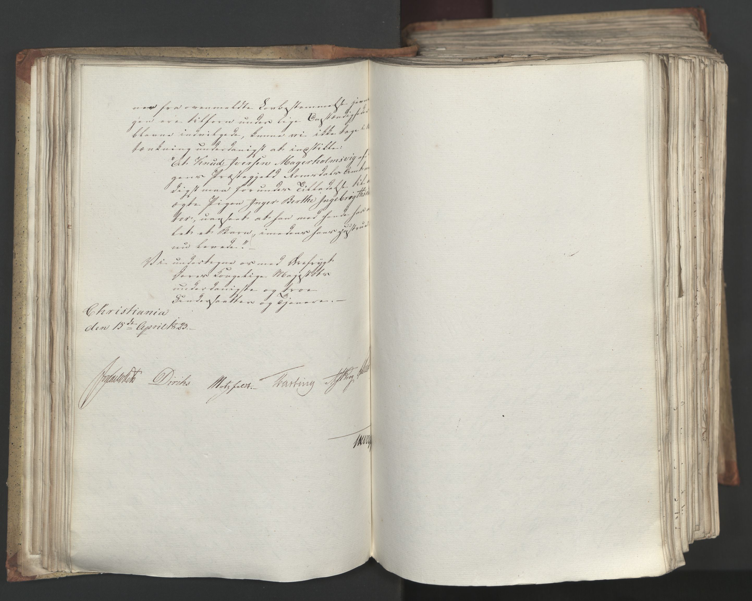 Statsrådsavdelingen i Stockholm, AV/RA-S-1003/D/Da/L0034: Regjeringsinnstillinger nr. 275-540, 1823, s. 109