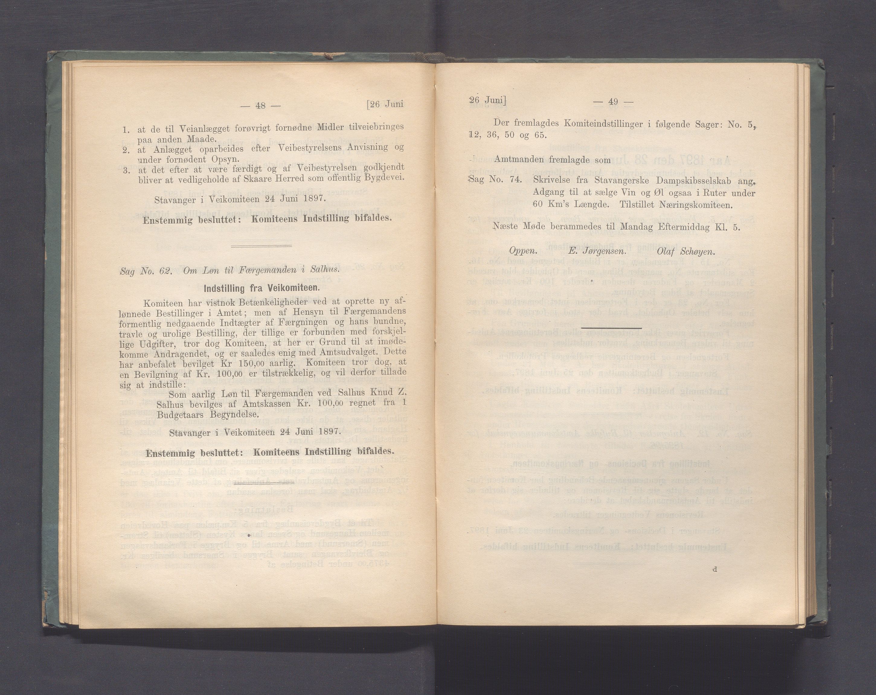 Rogaland fylkeskommune - Fylkesrådmannen , IKAR/A-900/A, 1897, s. 31