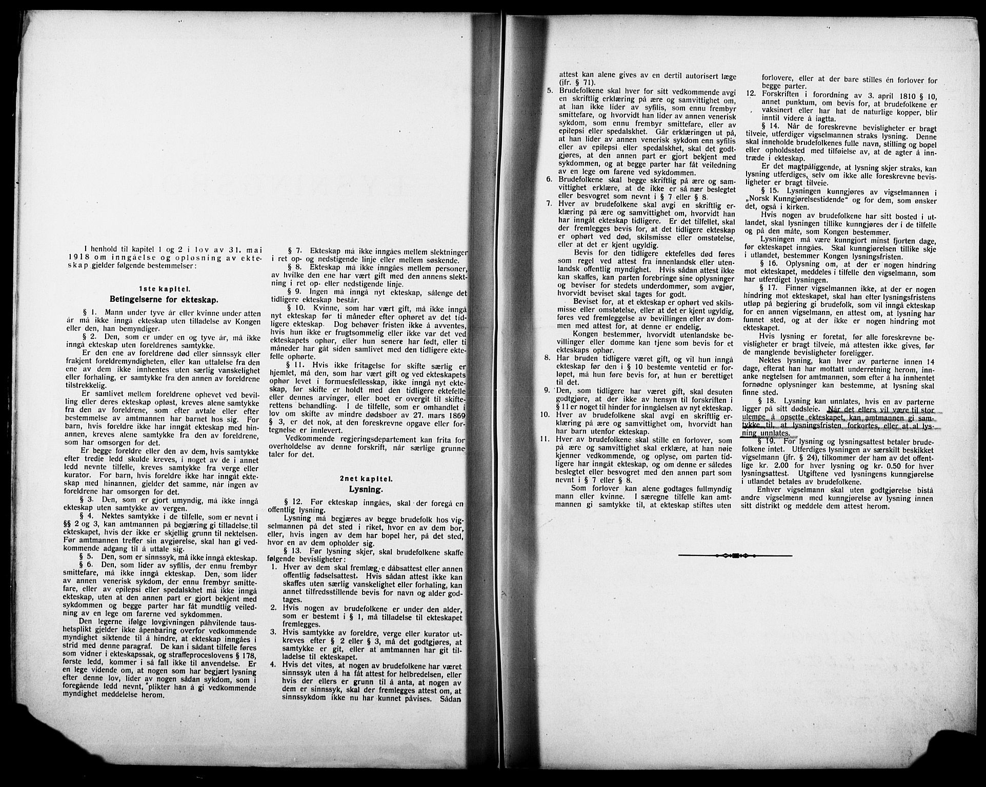 Strømsø kirkebøker, AV/SAKO-A-246/H/Ha/L0018: Lysningsprotokoll nr. 18, 1920-1932