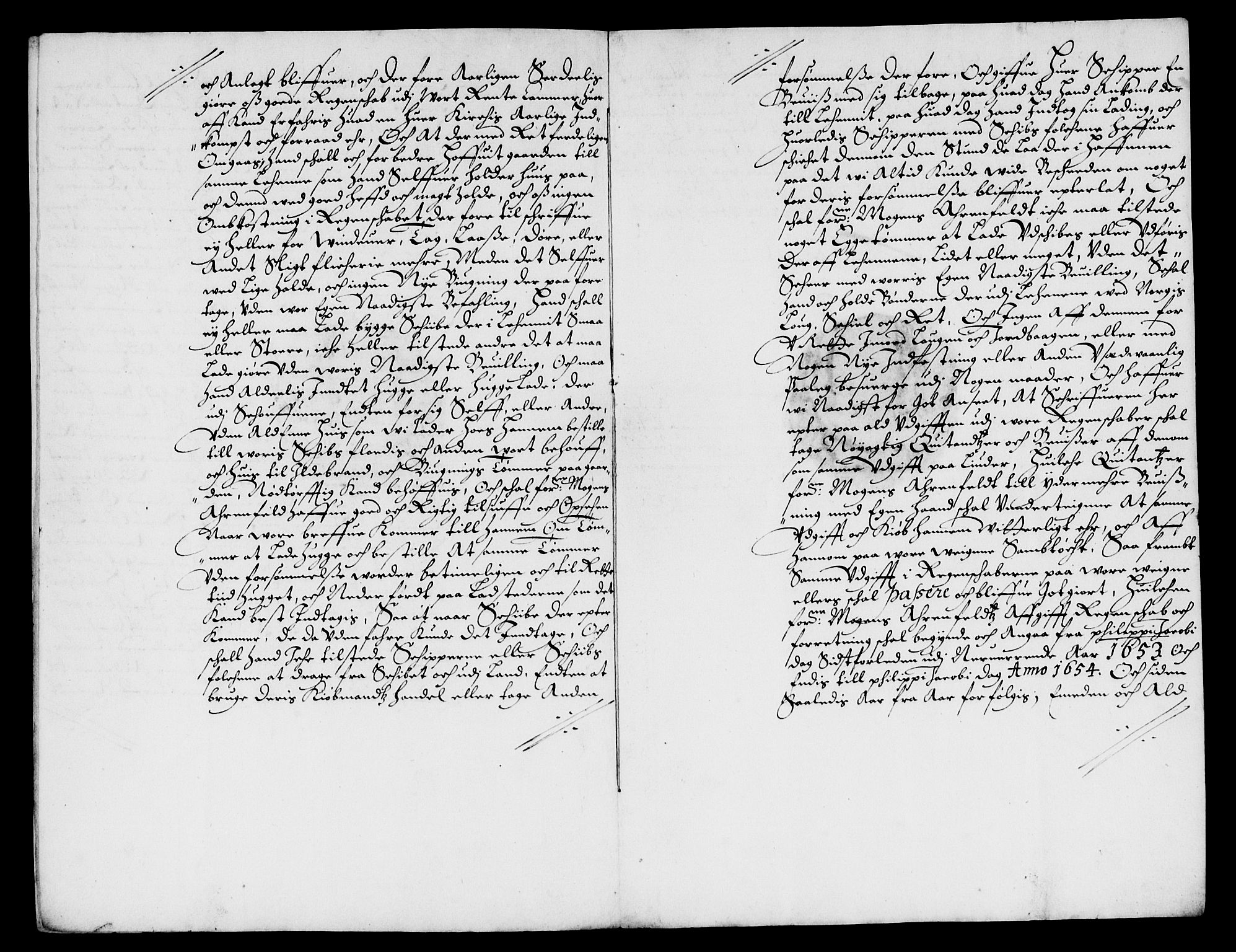 Rentekammeret inntil 1814, Reviderte regnskaper, Lensregnskaper, RA/EA-5023/R/Rb/Rbq/L0042: Nedenes len. Mandals len. Råbyggelag., 1652-1655