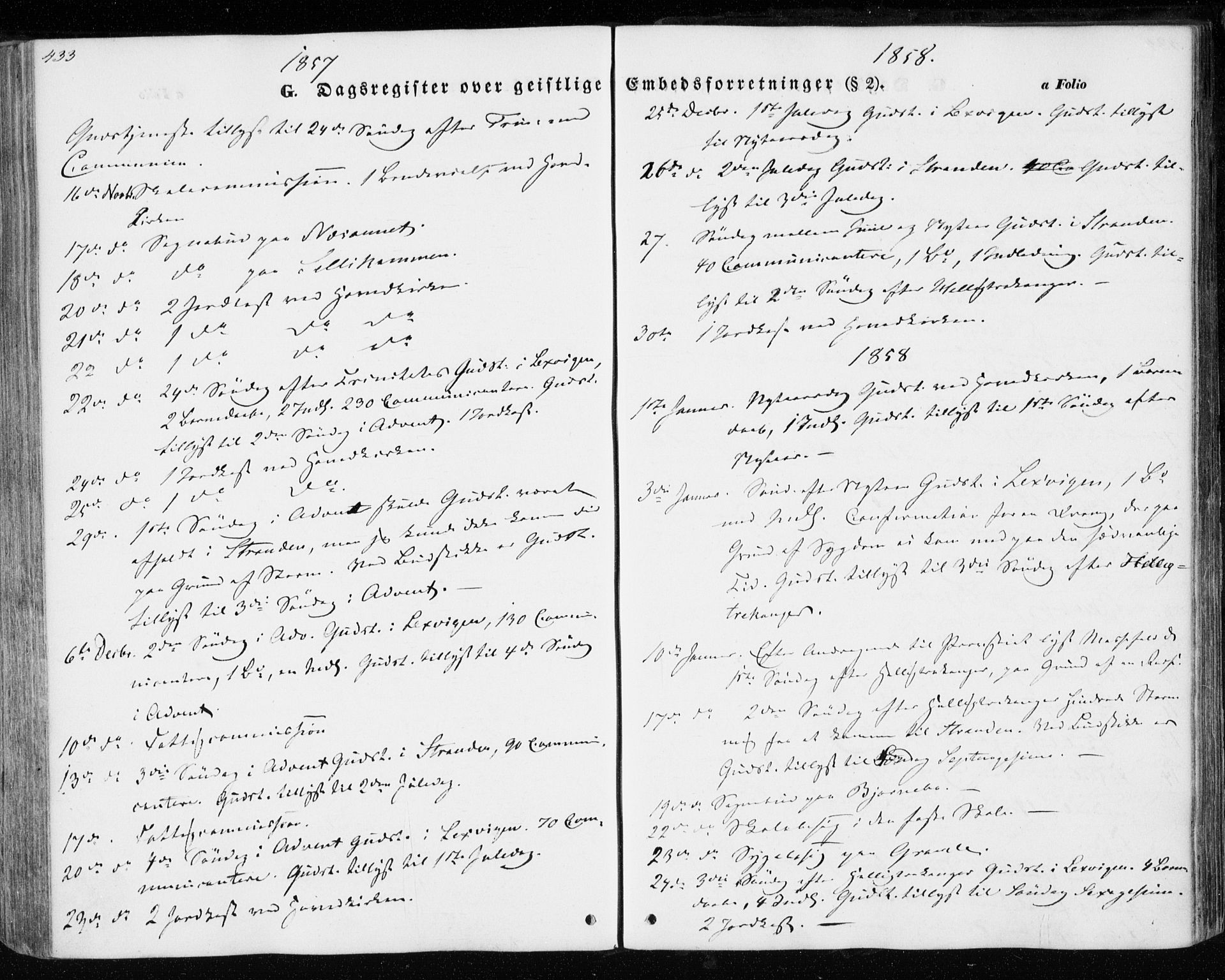 Ministerialprotokoller, klokkerbøker og fødselsregistre - Nord-Trøndelag, AV/SAT-A-1458/701/L0008: Ministerialbok nr. 701A08 /1, 1854-1863, s. 433