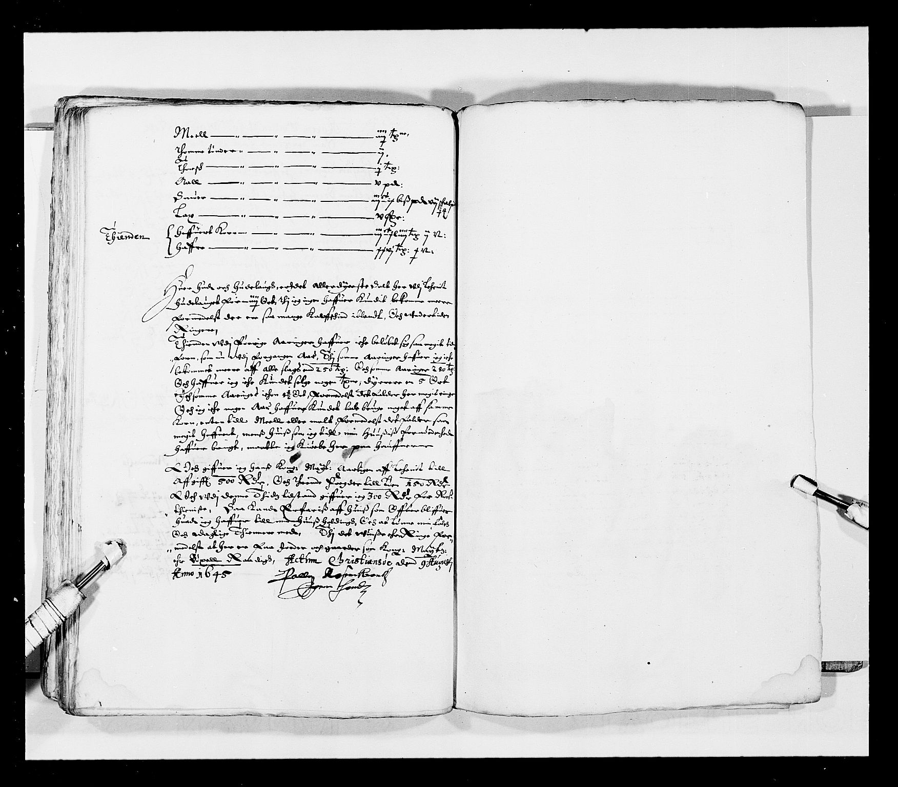Stattholderembetet 1572-1771, RA/EA-2870/Ek/L0023/0001: Jordebøker 1633-1658: / Jordebøker for Agdesiden len, 1644-1647, s. 64