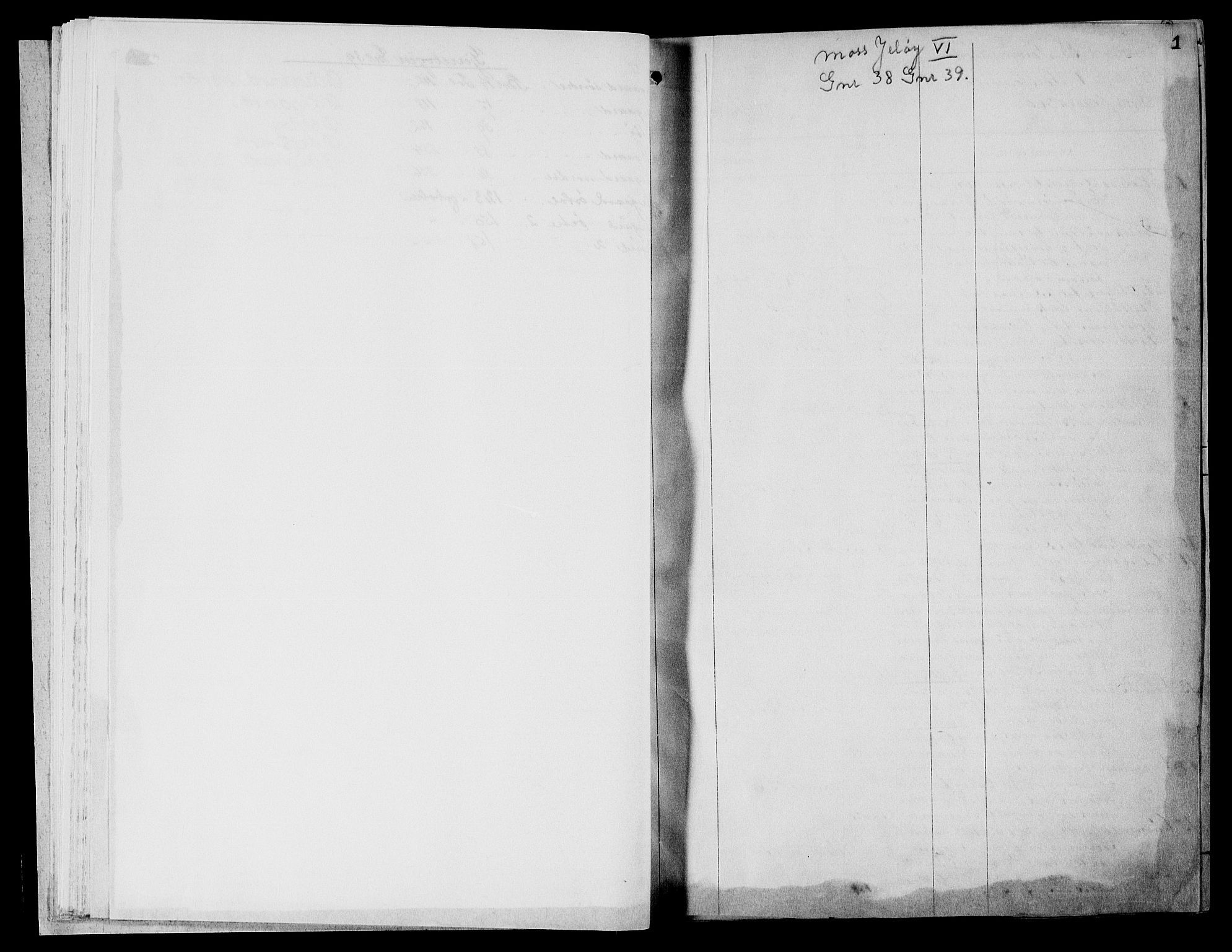 Moss sorenskriveri, SAO/A-10168: Panteregister nr. XI 6, 1834-1961, s. 1
