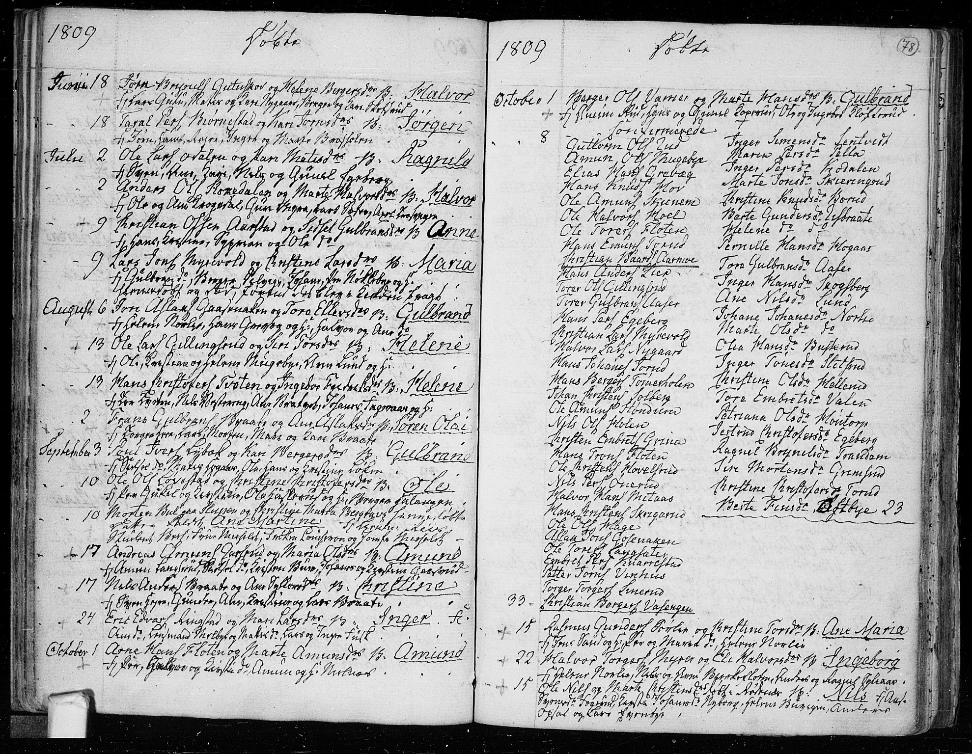 Trøgstad prestekontor Kirkebøker, AV/SAO-A-10925/F/Fa/L0005: Ministerialbok nr. I 5, 1784-1814, s. 78