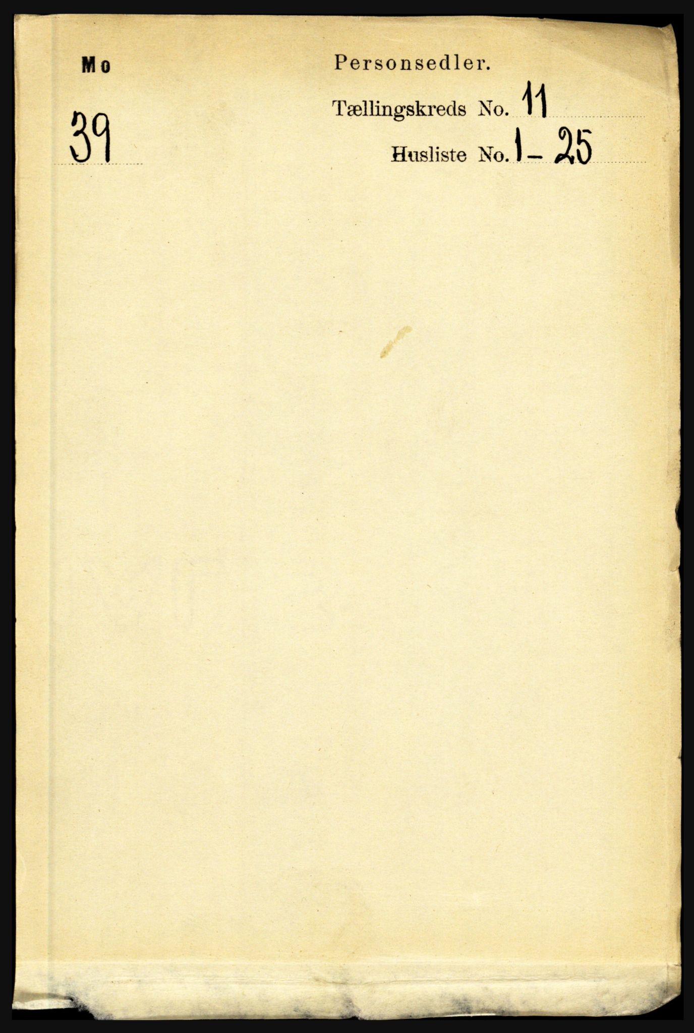 RA, Folketelling 1891 for 1833 Mo herred, 1891, s. 4415