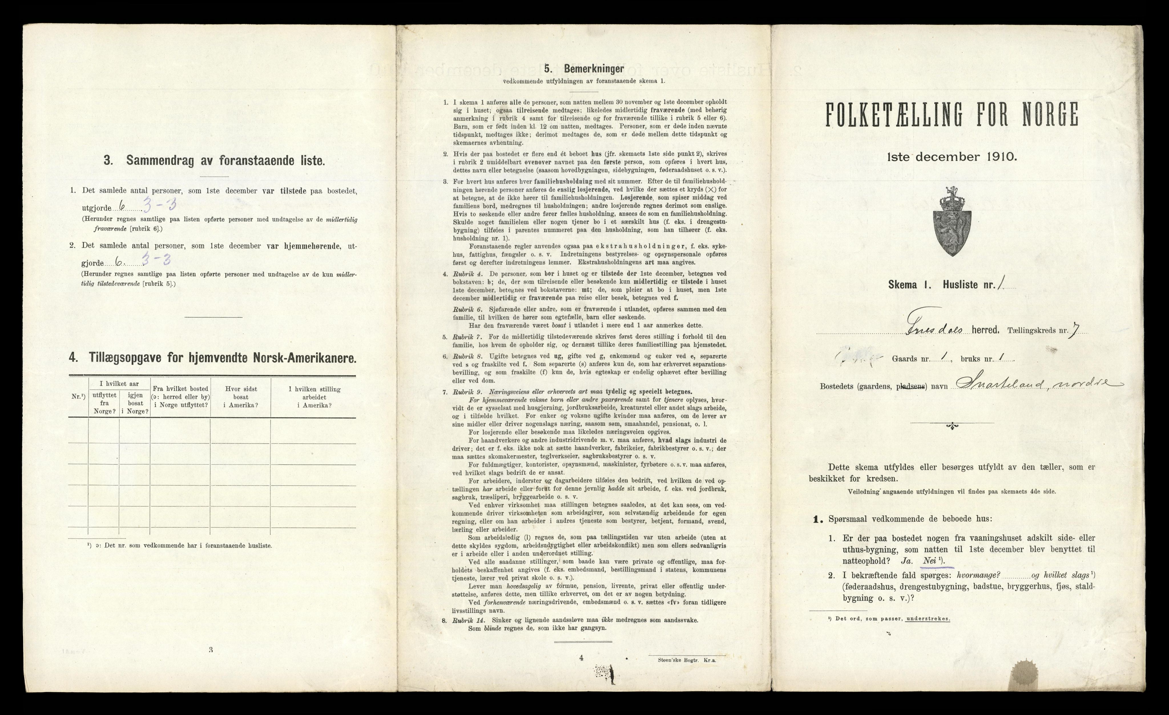RA, Folketelling 1910 for 0831 Fyresdal herred, 1910, s. 419