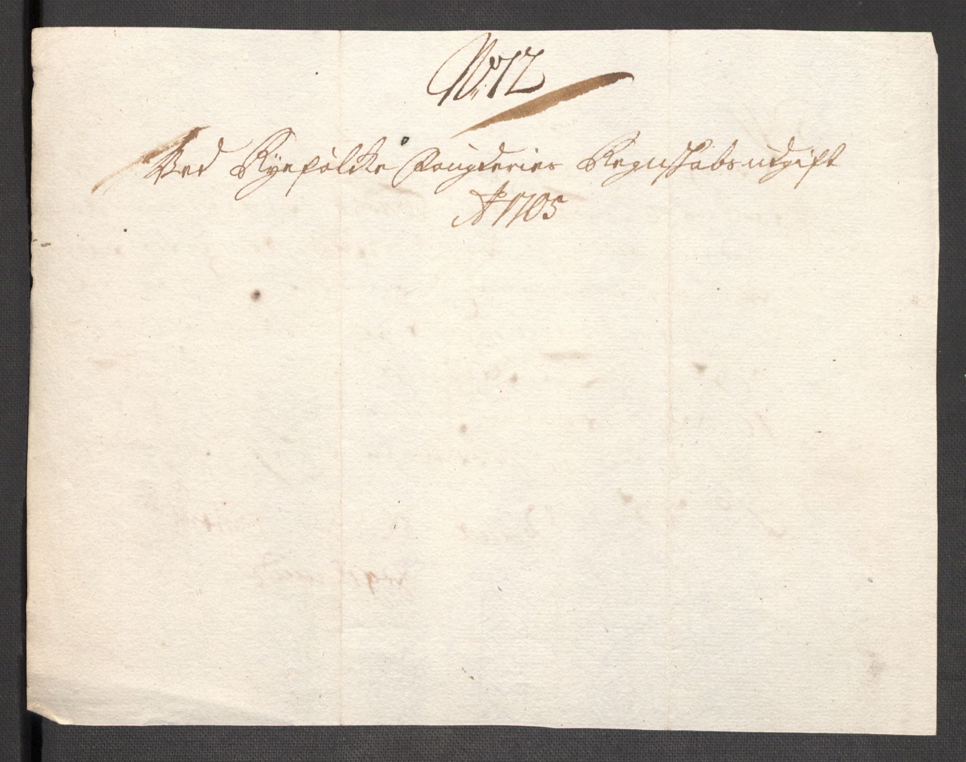 Rentekammeret inntil 1814, Reviderte regnskaper, Fogderegnskap, AV/RA-EA-4092/R47/L2860: Fogderegnskap Ryfylke, 1703-1705, s. 528