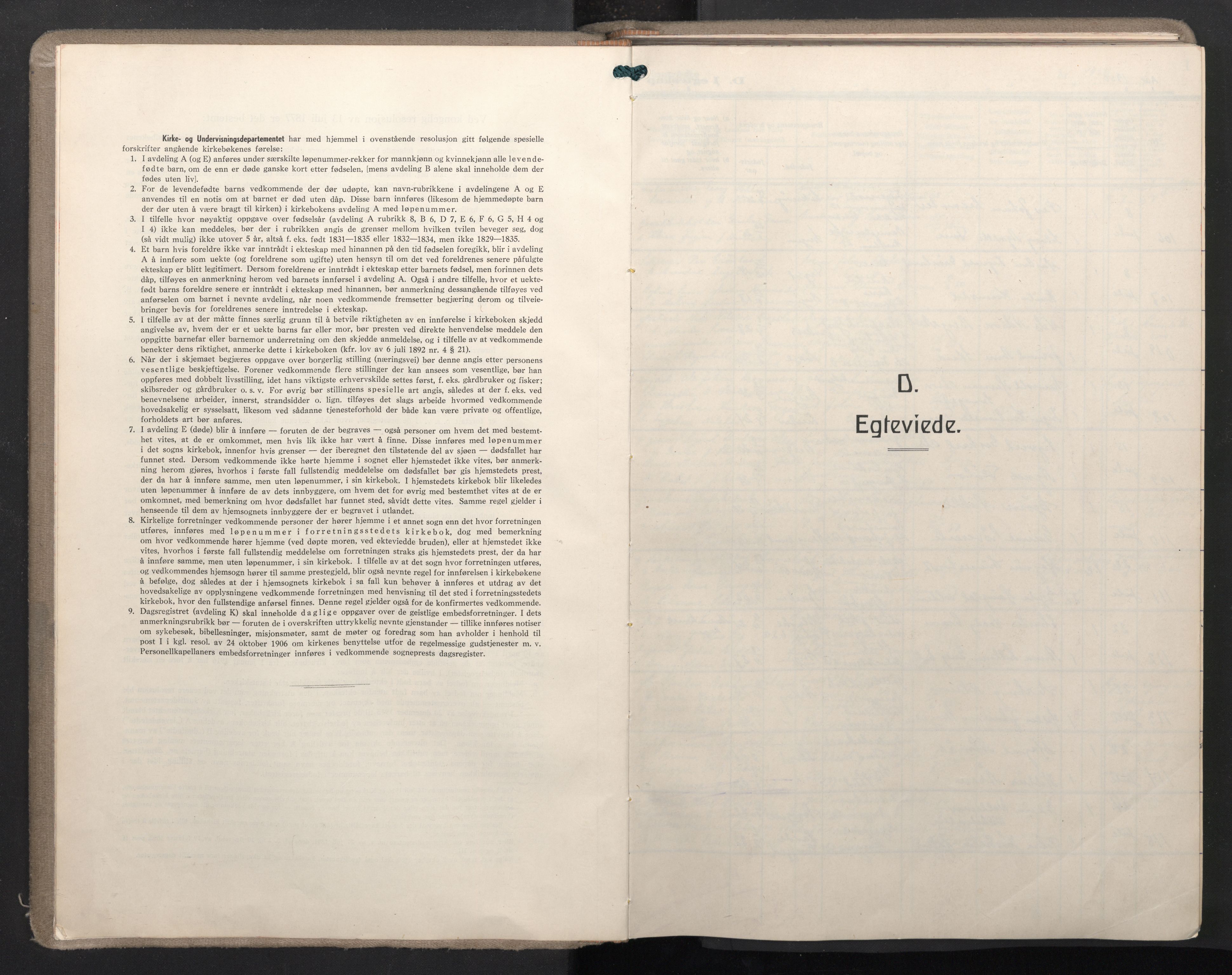 Domkirken sokneprestembete, SAB/A-74801/H/Haa: Ministerialbok nr. D 8, 1950-1959
