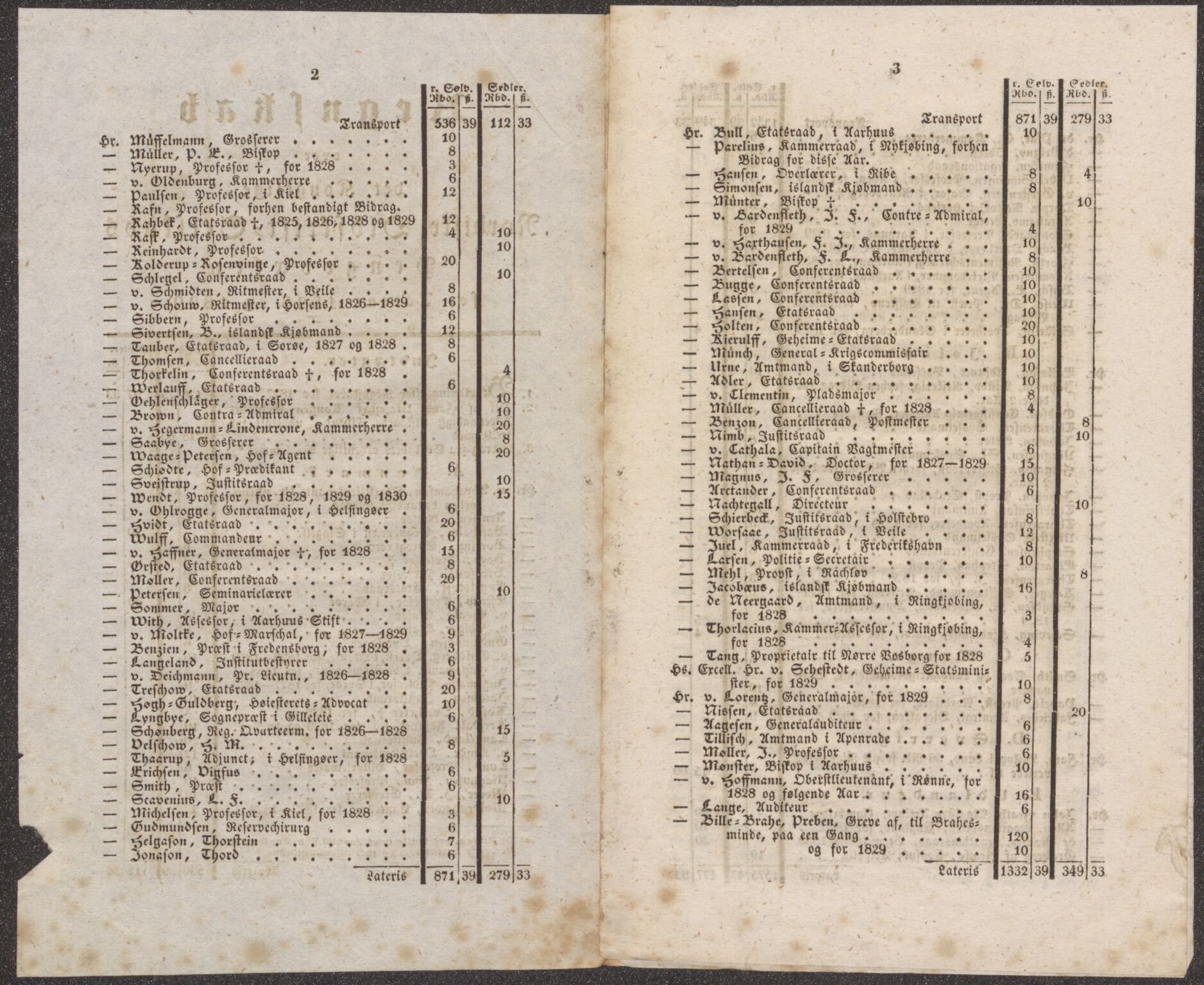 Bergens Museum. Direksjonen/ styret, UMB/A007/D/Da/L0004/0004: Innkommende brev 1829 - 1830 / Innkommende brev 1830, 1830