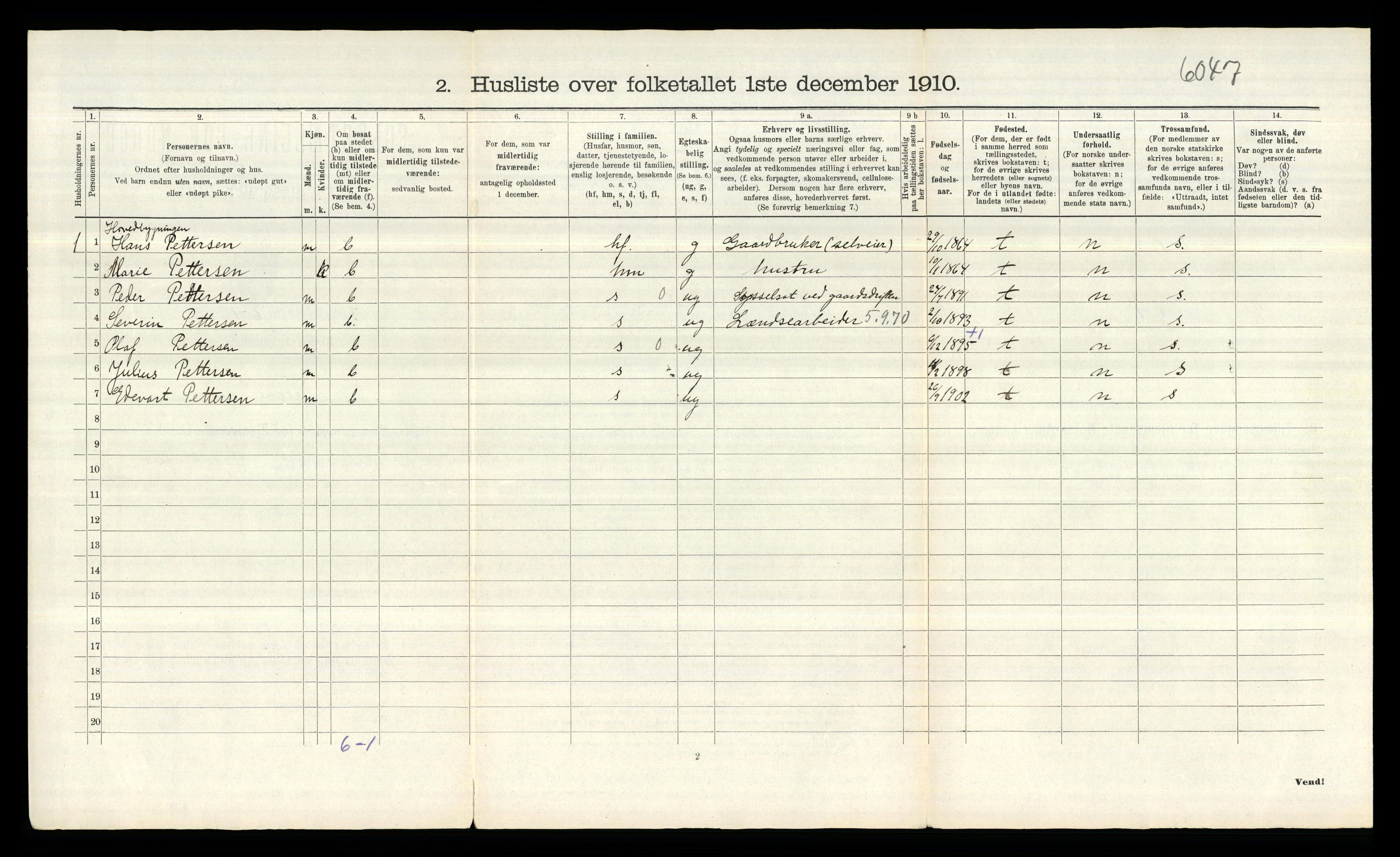 RA, Folketelling 1910 for 0130 Tune herred, 1910, s. 1825