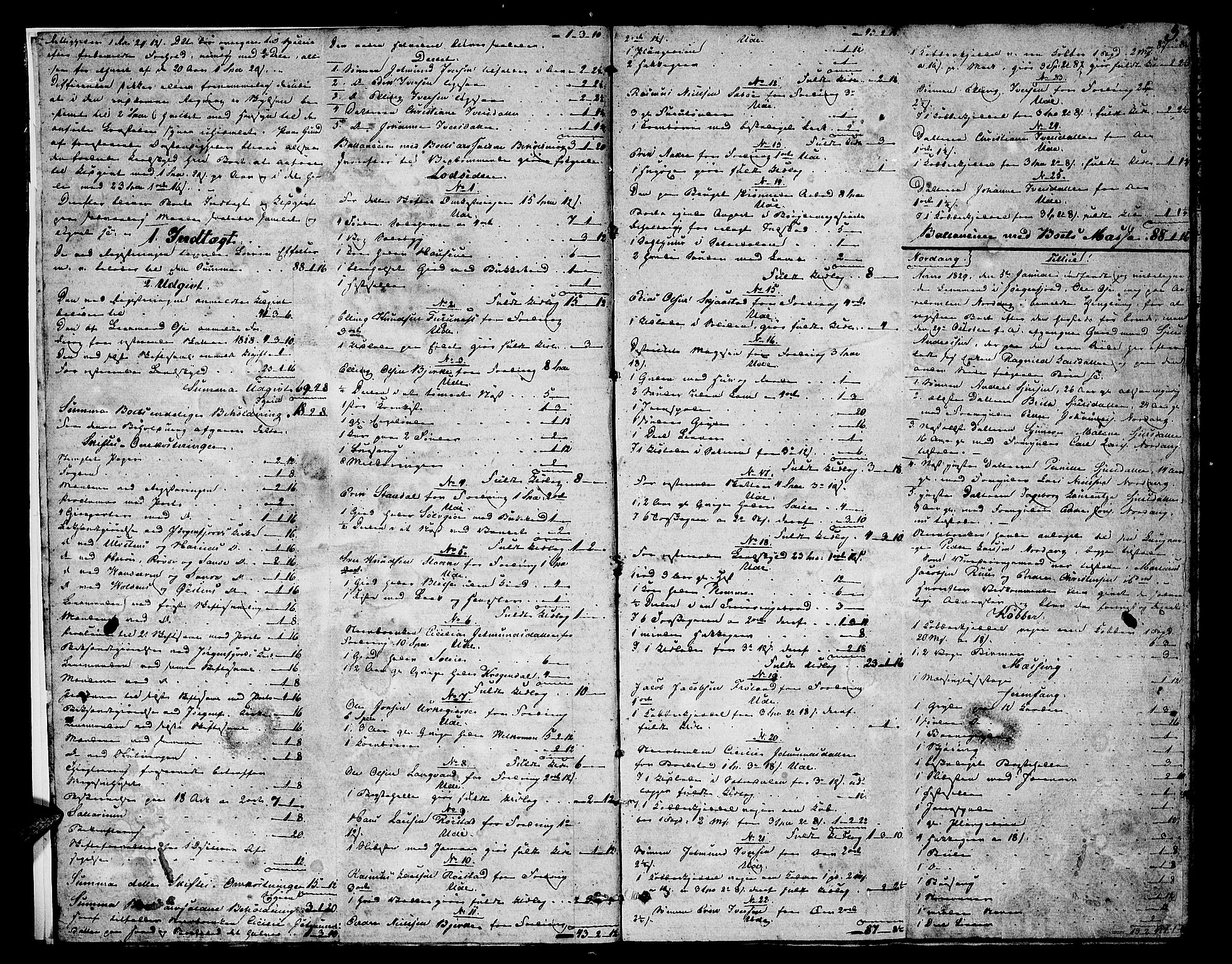 Søre Sunnmøre sorenskriveri, AV/SAT-A-4122/1/3/3A/L0010: Skifte- / Skifteutloddings- / Skifteslutningsprotokollar, 1828-1832, s. 2b-3a