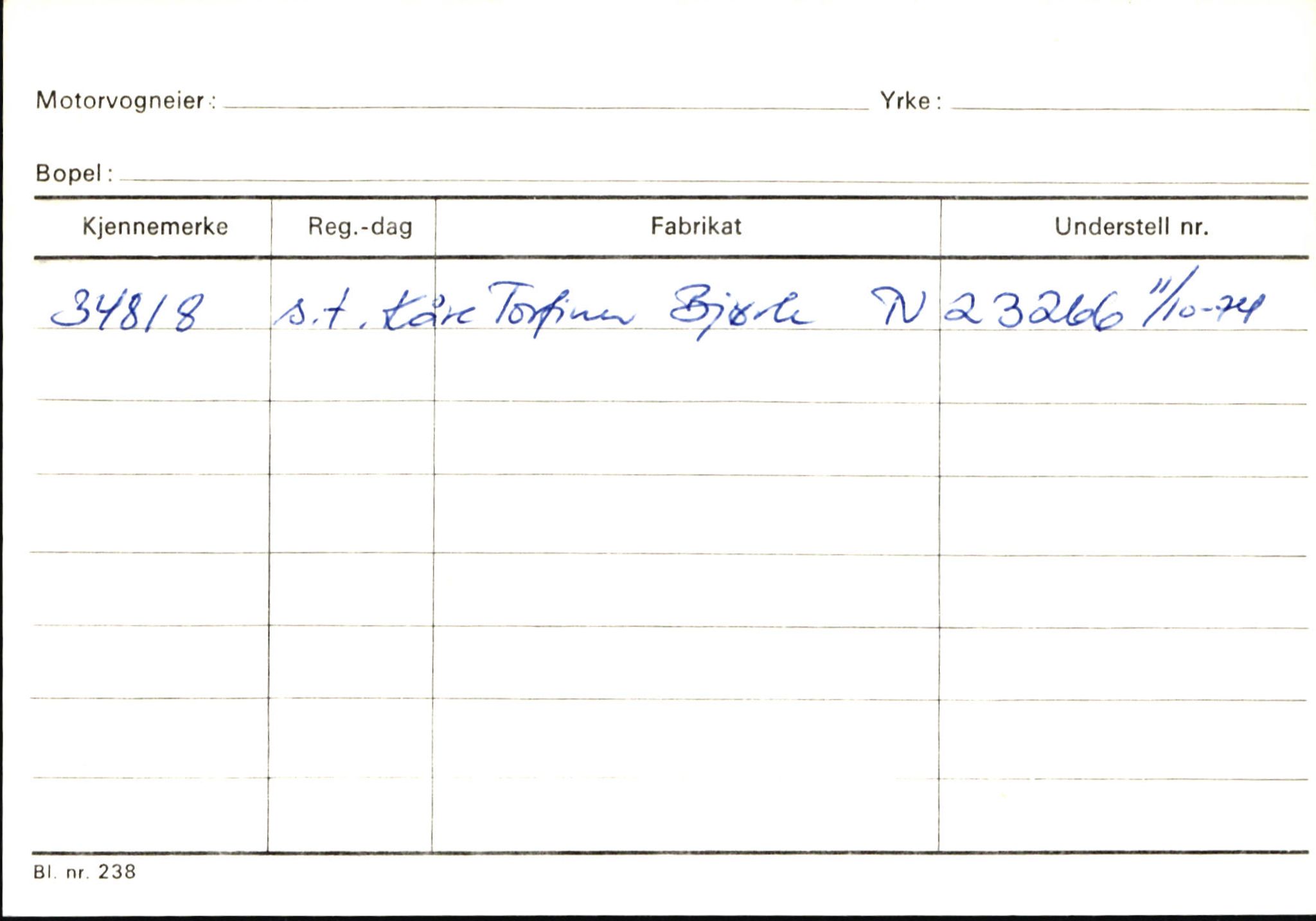 Statens vegvesen, Sogn og Fjordane vegkontor, AV/SAB-A-5301/4/F/L0146: Registerkort Årdal R-Å samt diverse kort, 1945-1975, s. 131